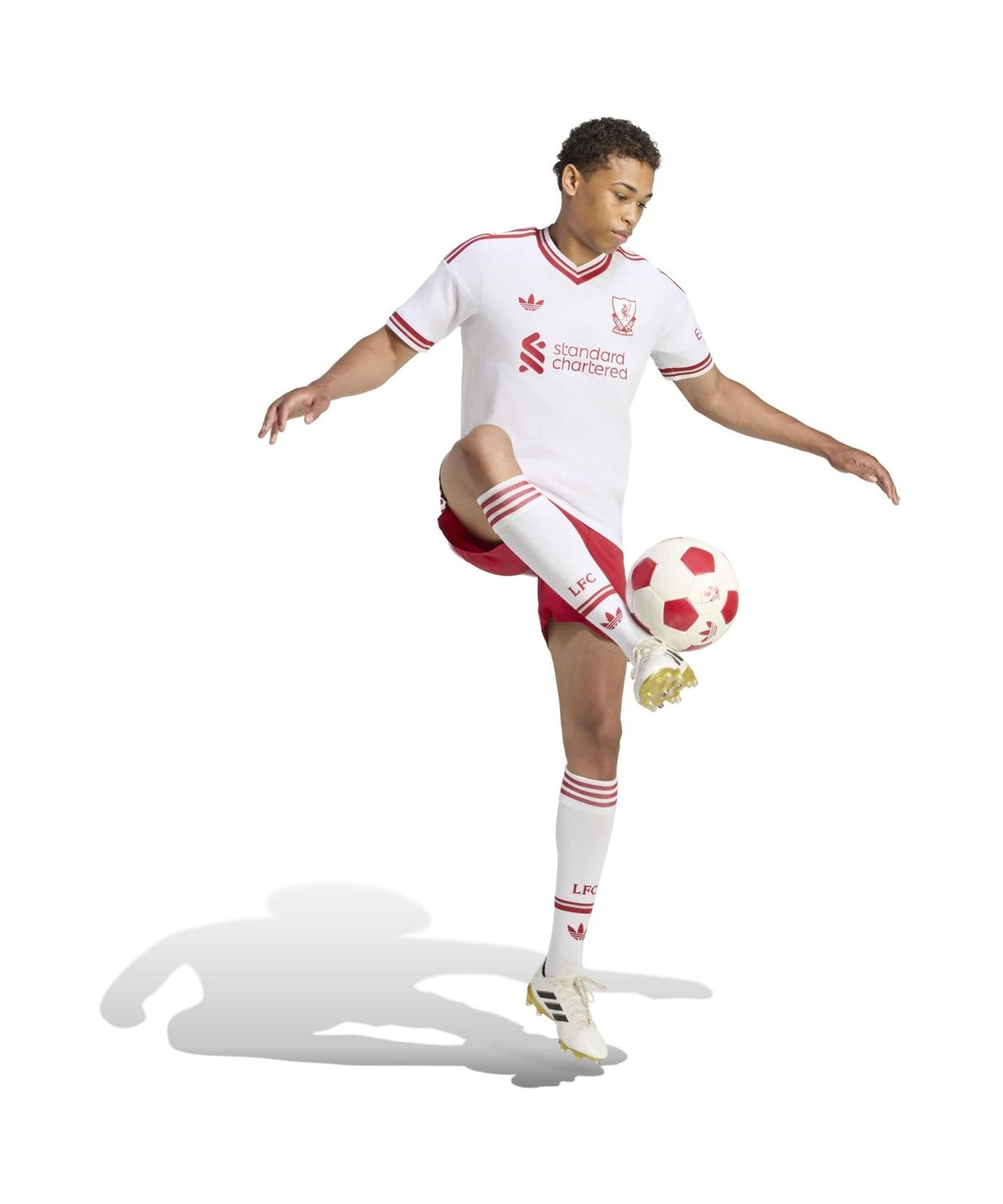 아디다스(ADIDAS) 리버풀 FC 26/27 어센틱 어웨이 저지 - 화이트 / KA6859