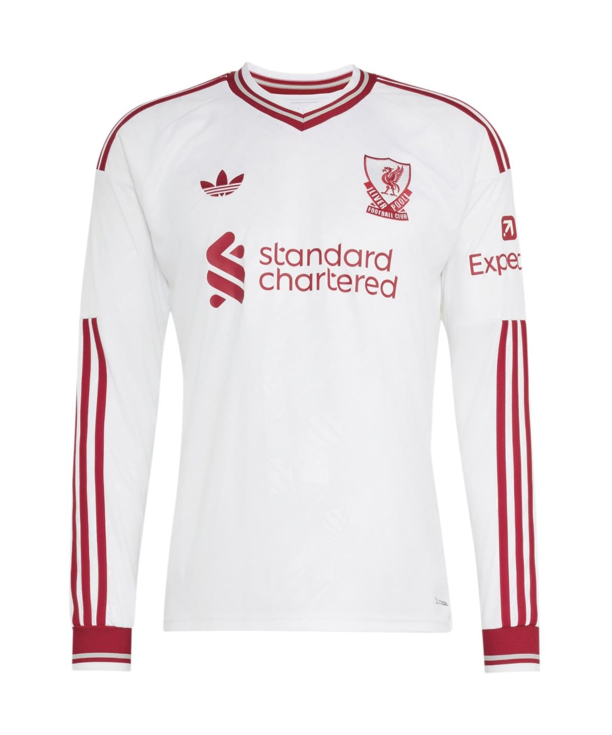 아디다스(ADIDAS) 리버풀 FC 26/27 롱 슬리브 어웨이 저지 - 화이트 / KB8292