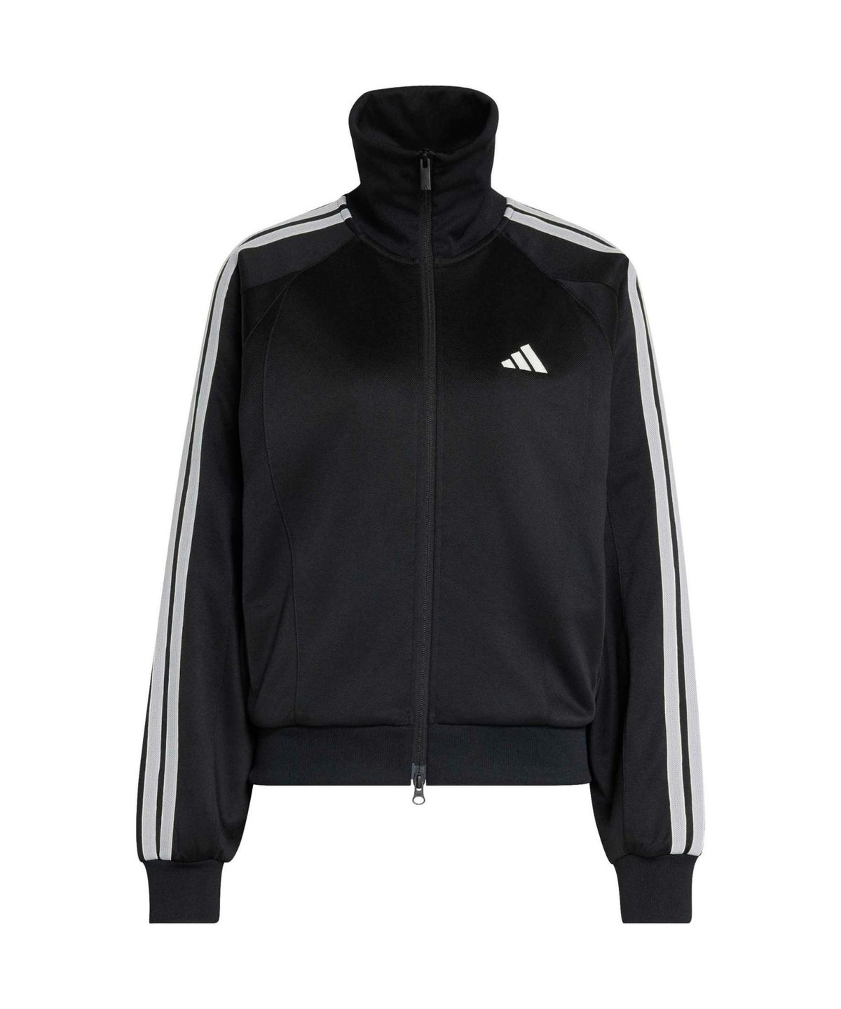 아디다스(ADIDAS) 스타디움 피케 루즈 핏 트랙 탑 - 블랙 / KV0598