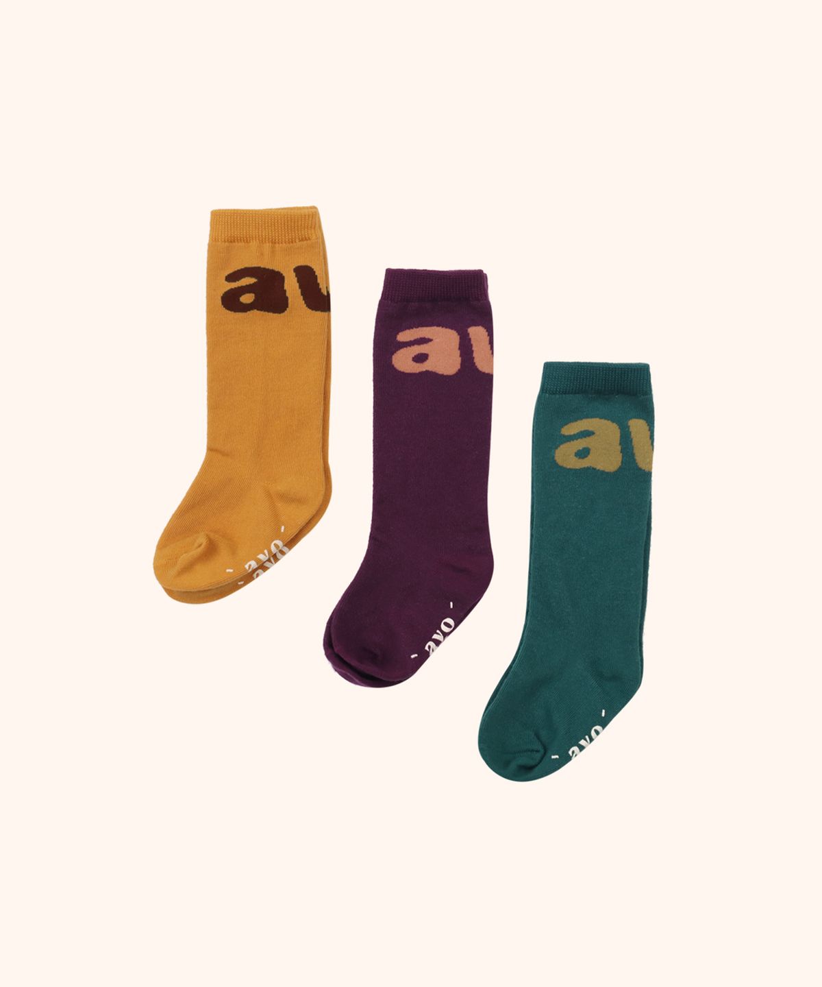 아보(AVO) AVO LONG JACQUARD SOCKS_3colors