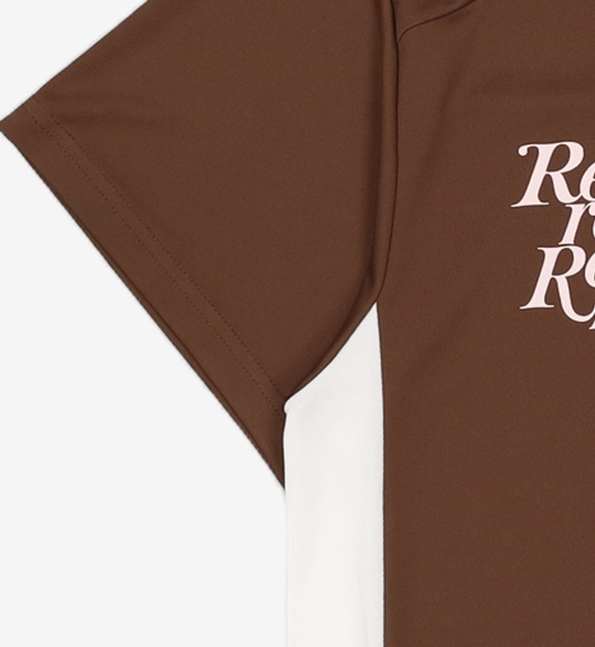 레스트앤레크레이션(REST&RECREATION) RR LOGO UNIFORM T-SHIRTS BROWN M