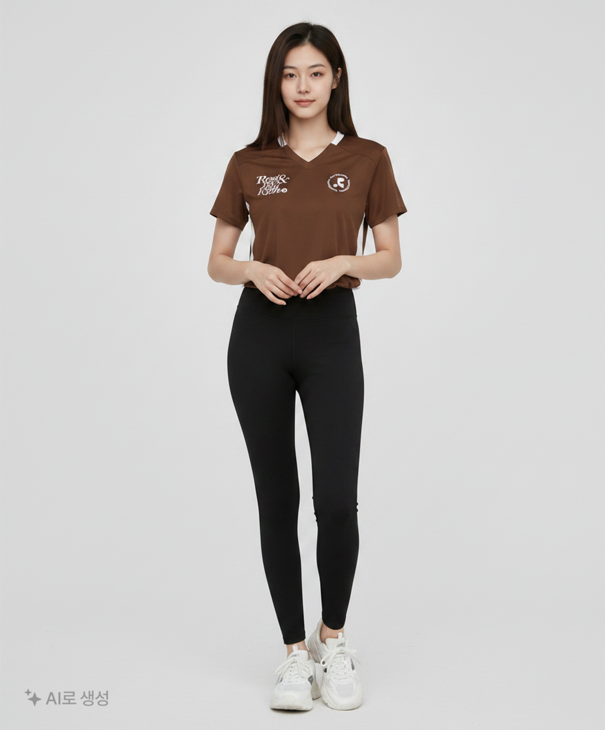 레스트앤레크레이션(REST&RECREATION) RR LOGO UNIFORM T-SHIRTS BROWN M