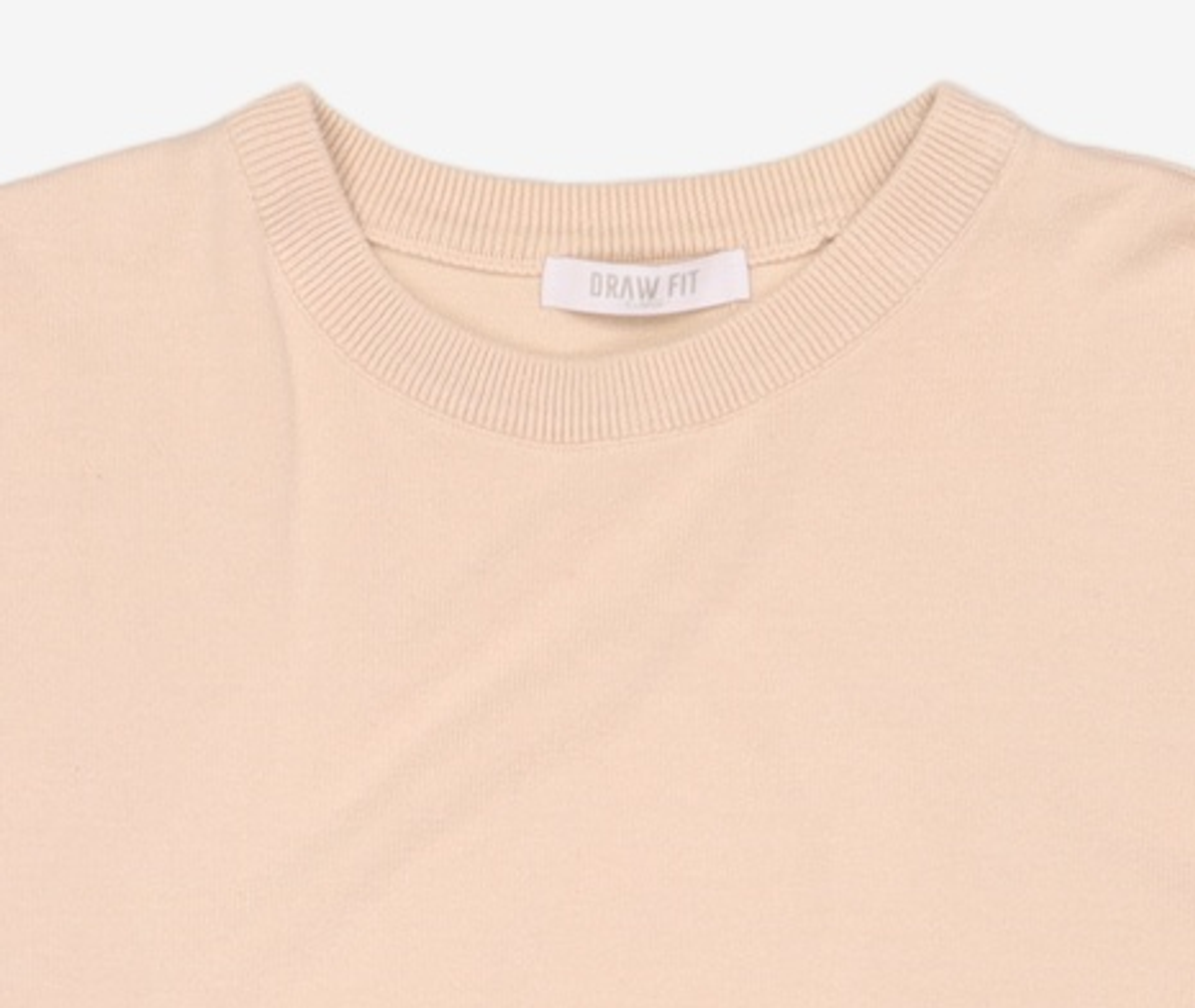 드로우핏(DRAW FIT) 퓨어 코튼 실키 라운드 니트  [6COLOR] XL