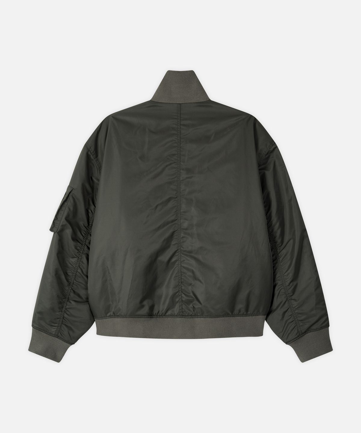 드로우핏(DRAW FIT) 릭스 크롭 하이넥 MA-1 자켓 [KHAKI]