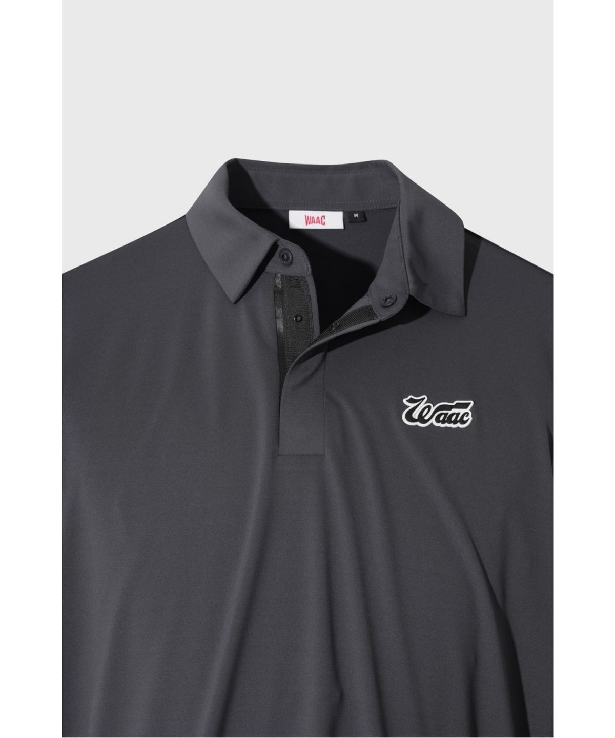 왁(WAAC) Men WAAC Logo Basic Polo WMTBA26600GYD