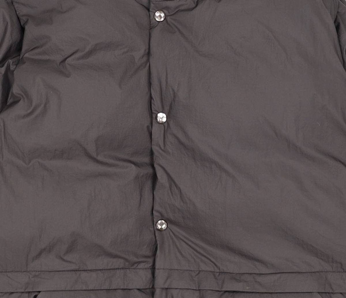 유스(YOUTH) Detachable Snap Single Down Jacket - Black S