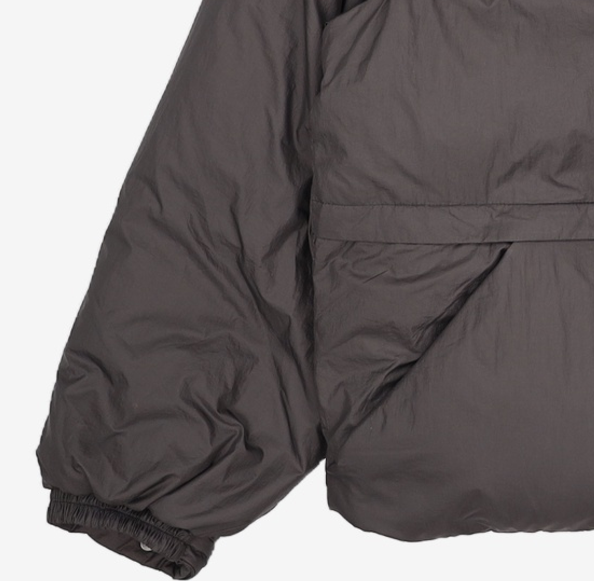 유스(YOUTH) Detachable Snap Single Down Jacket - Black S