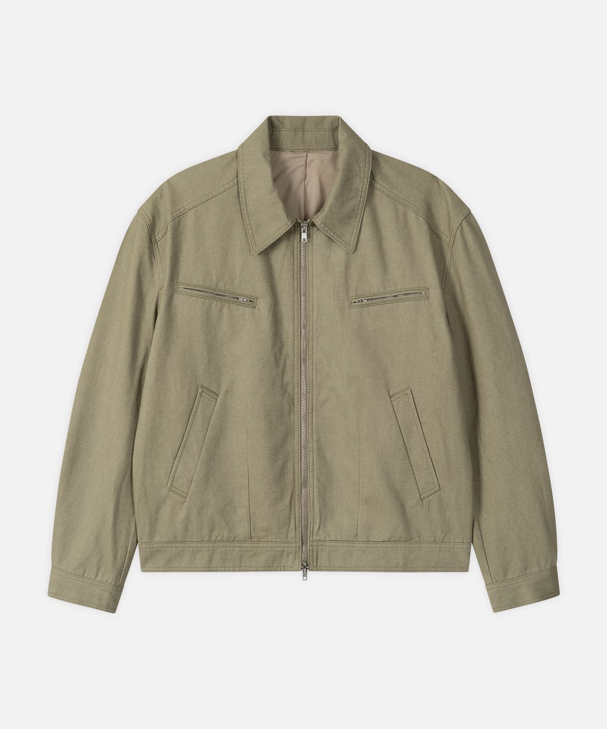 드로우핏(DRAW FIT) 브란도 워시드 코튼 스윙탑 자켓 [KHAKI BEIGE]