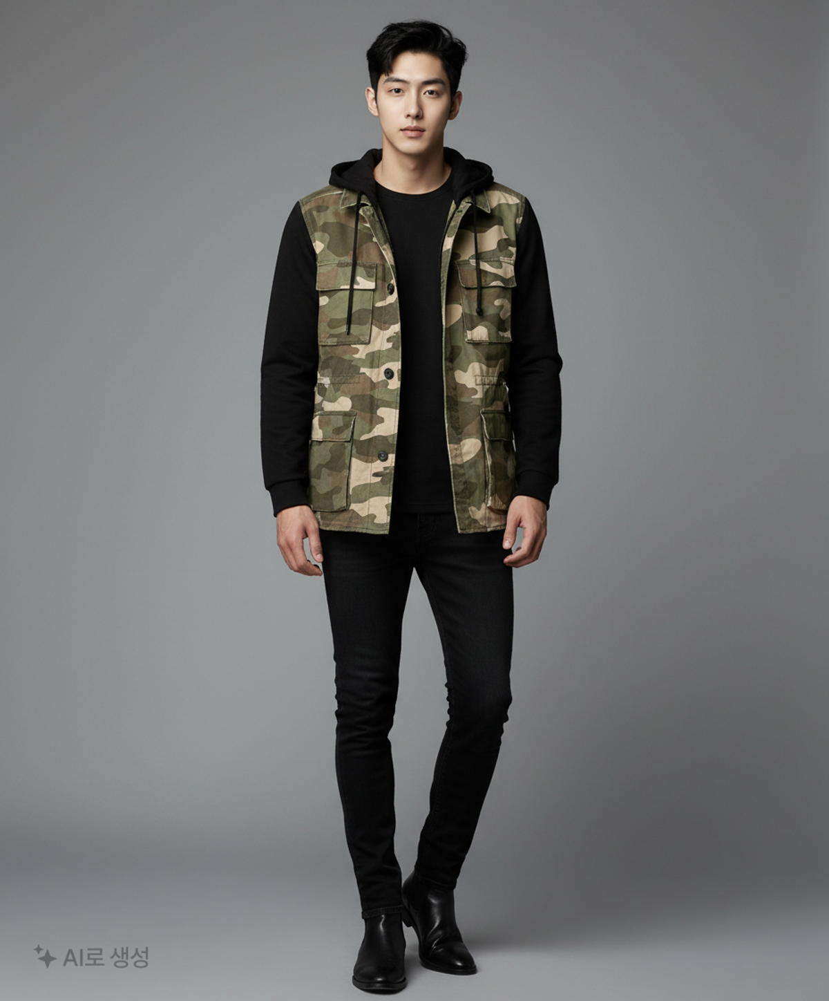 디바이디드에이치앤엠(DIVIDED H&M) 사파리/헌팅 재킷 L