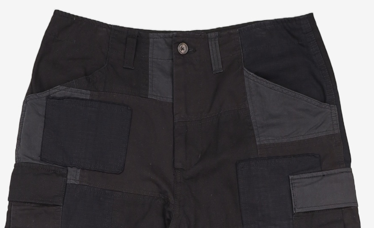 노매뉴얼(NOMANUAL) S.C MULTI PANEL PANTS - BLACK 100