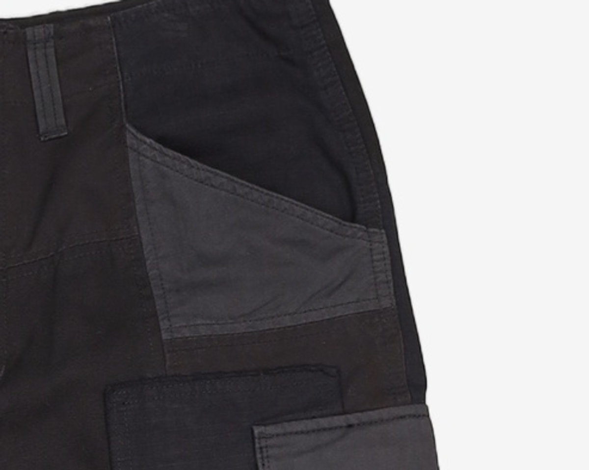 노매뉴얼(NOMANUAL) S.C MULTI PANEL PANTS - BLACK 100