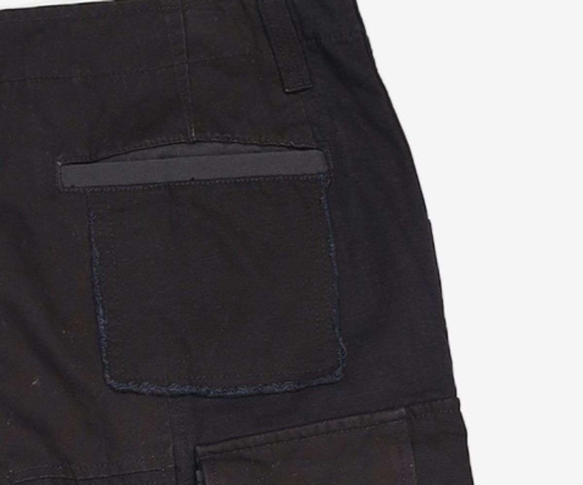 노매뉴얼(NOMANUAL) S.C MULTI PANEL PANTS - BLACK 100