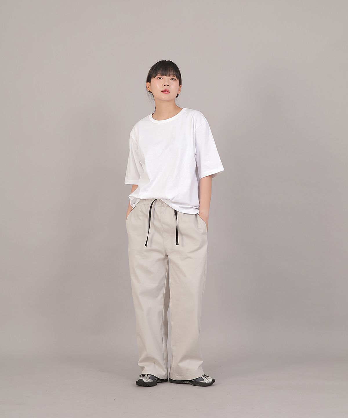 세인트크루(SAINTCREW) 코어 와이드 밴딩팬츠 MWP-391 오트밀