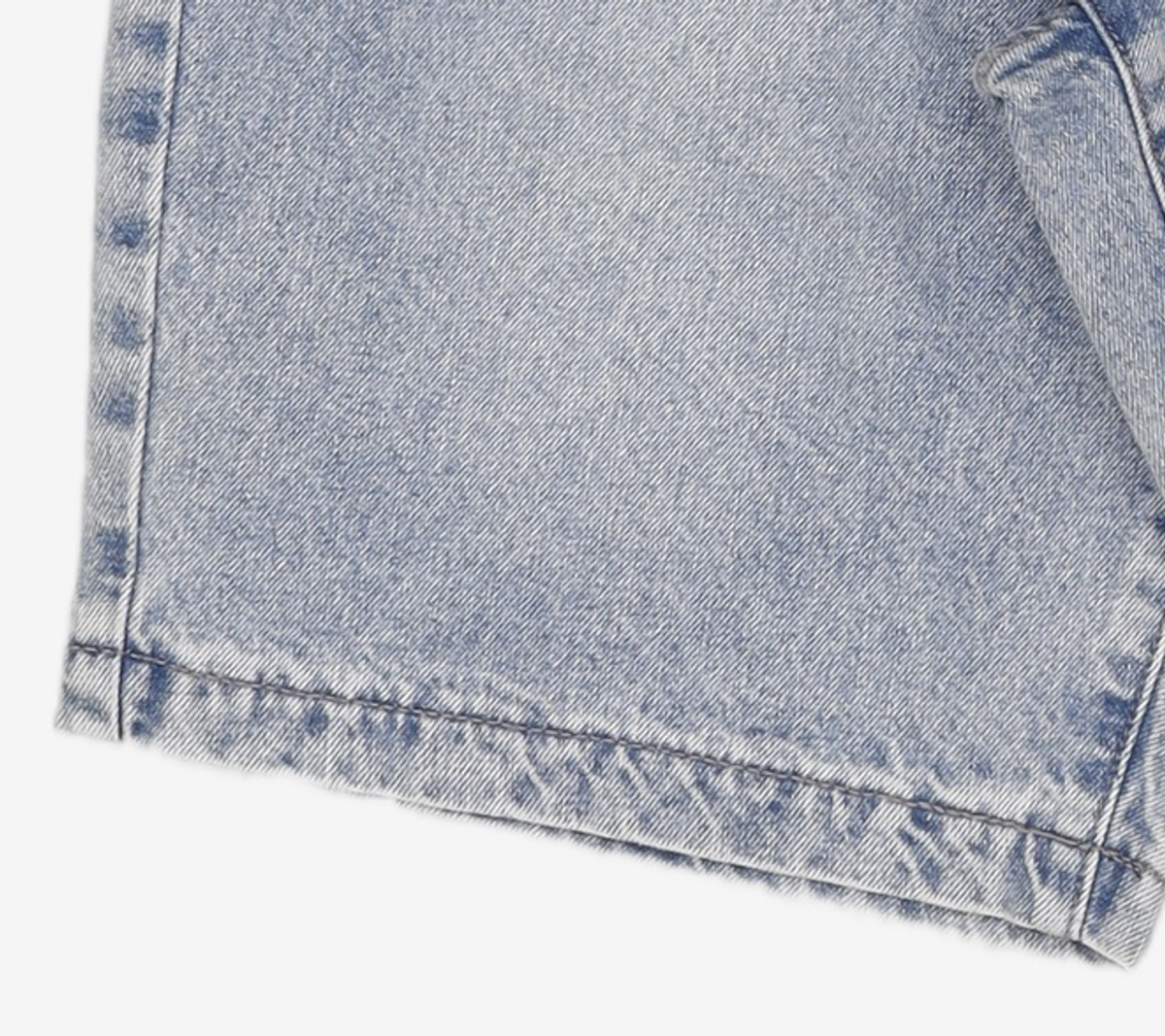 디스이즈네버댓(THISISNEVERTHAT) (SS23) Washed Denim Short - Washed Blue S