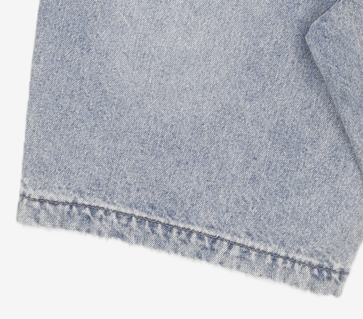 디스이즈네버댓(THISISNEVERTHAT) (SS23) Washed Denim Short - Washed Blue S