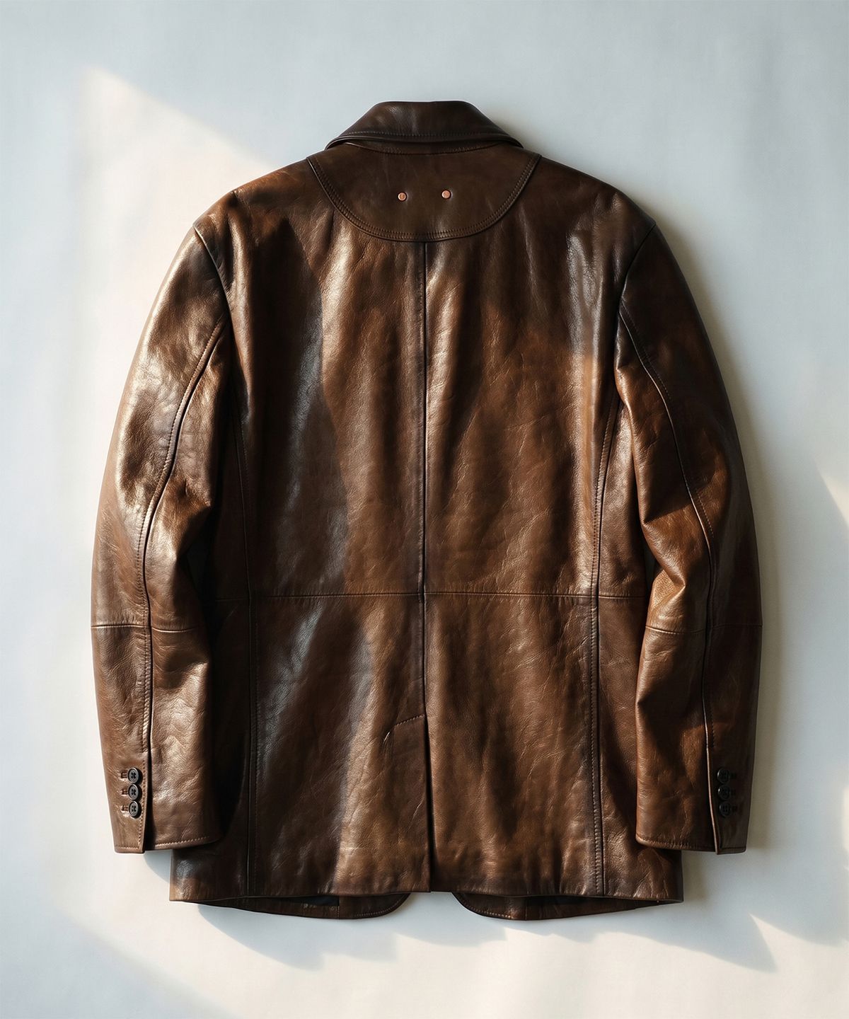 앤더슨벨(ADSB ANDERSSON BELL) UNISEX SOHO LEATHER JACKET (BROWN)