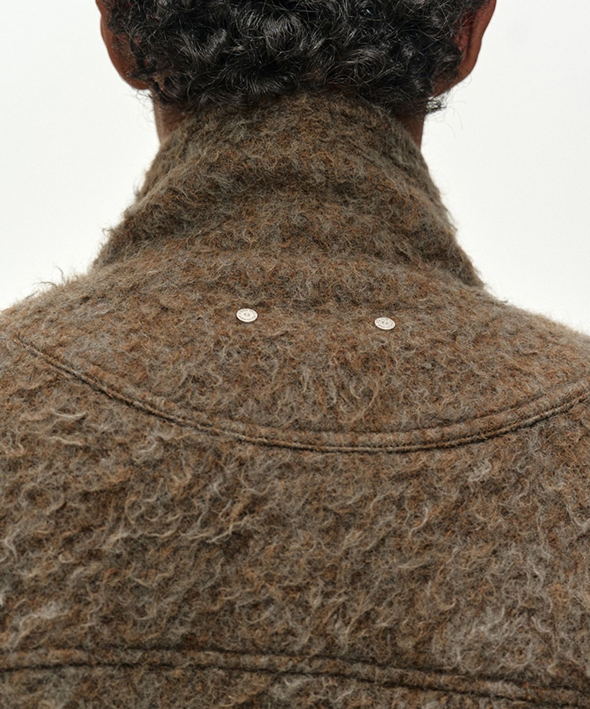 앤더슨벨(ADSB ANDERSSON BELL) LINUS HARRINGTON WOOL JACKET (BROWN/GREY)