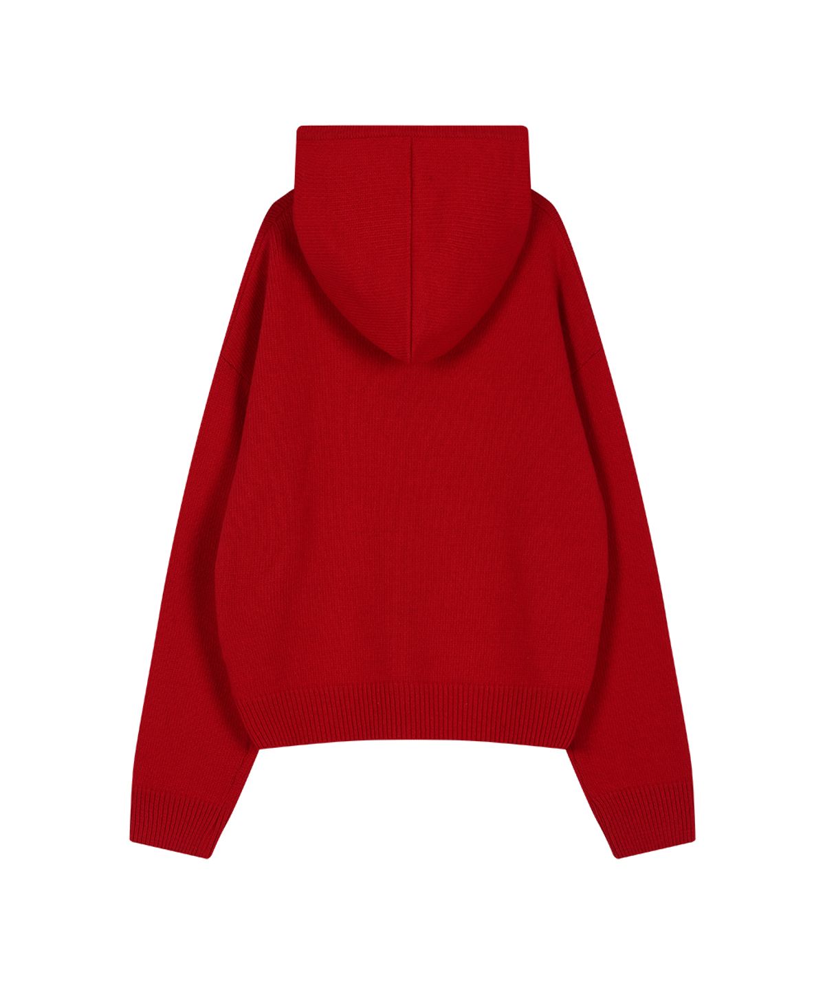 앤더슨벨(ADSB ANDERSSON BELL) (ESSENTIAL) UNISEX VARSITY PATCH HOODIE (RED)