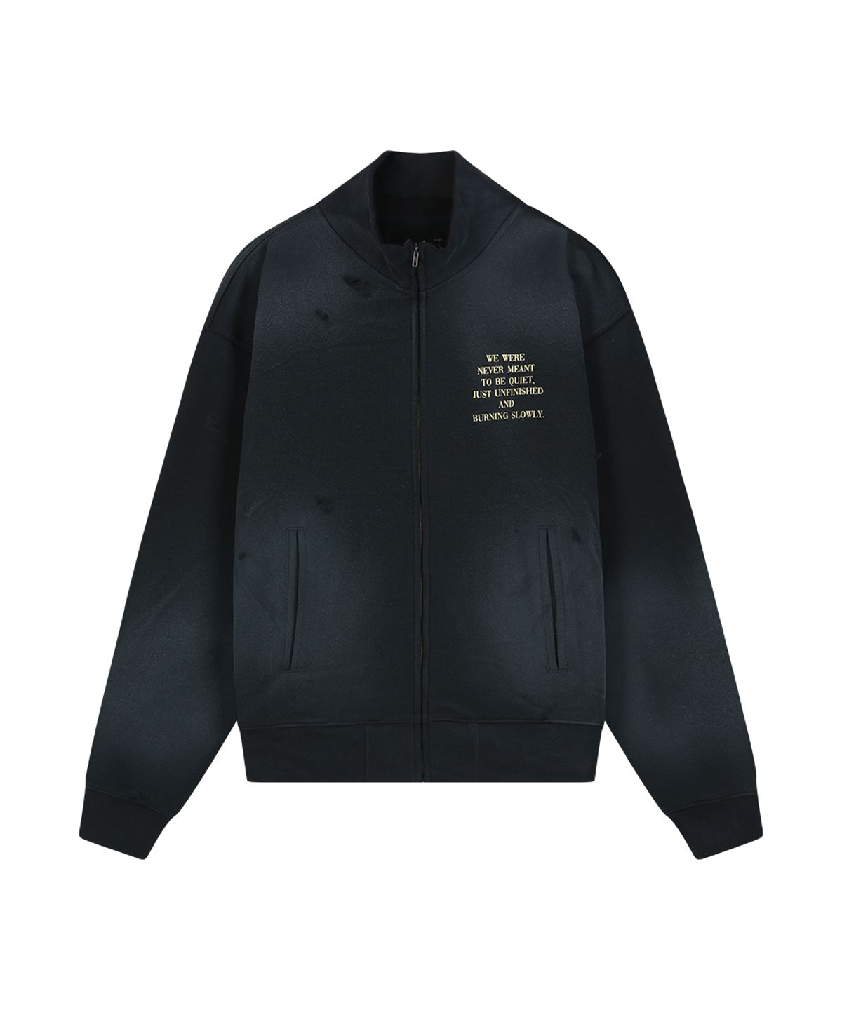 앤더슨벨(ADSB ANDERSSON BELL) FRAME 001 HIGH-NECK ZIP UP (CHARCOAL)