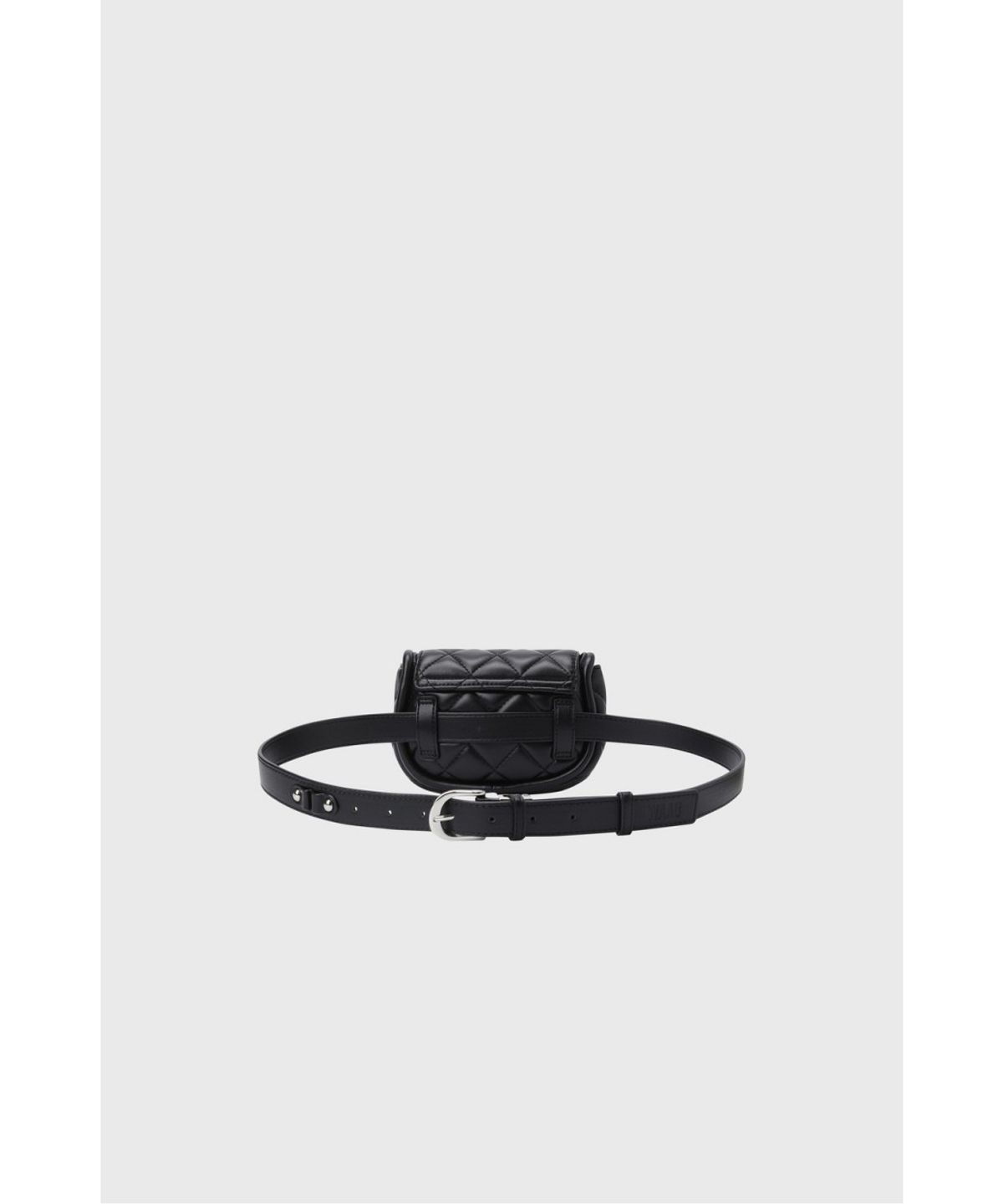왁(WAAC) Women Quilting Belt Bag WGBAX26613BKX