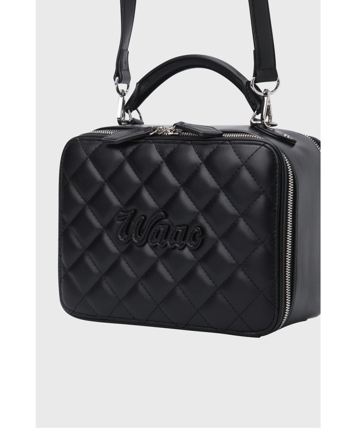 왁(WAAC) Women Quilting Tote Bag WGBAX26614BKX