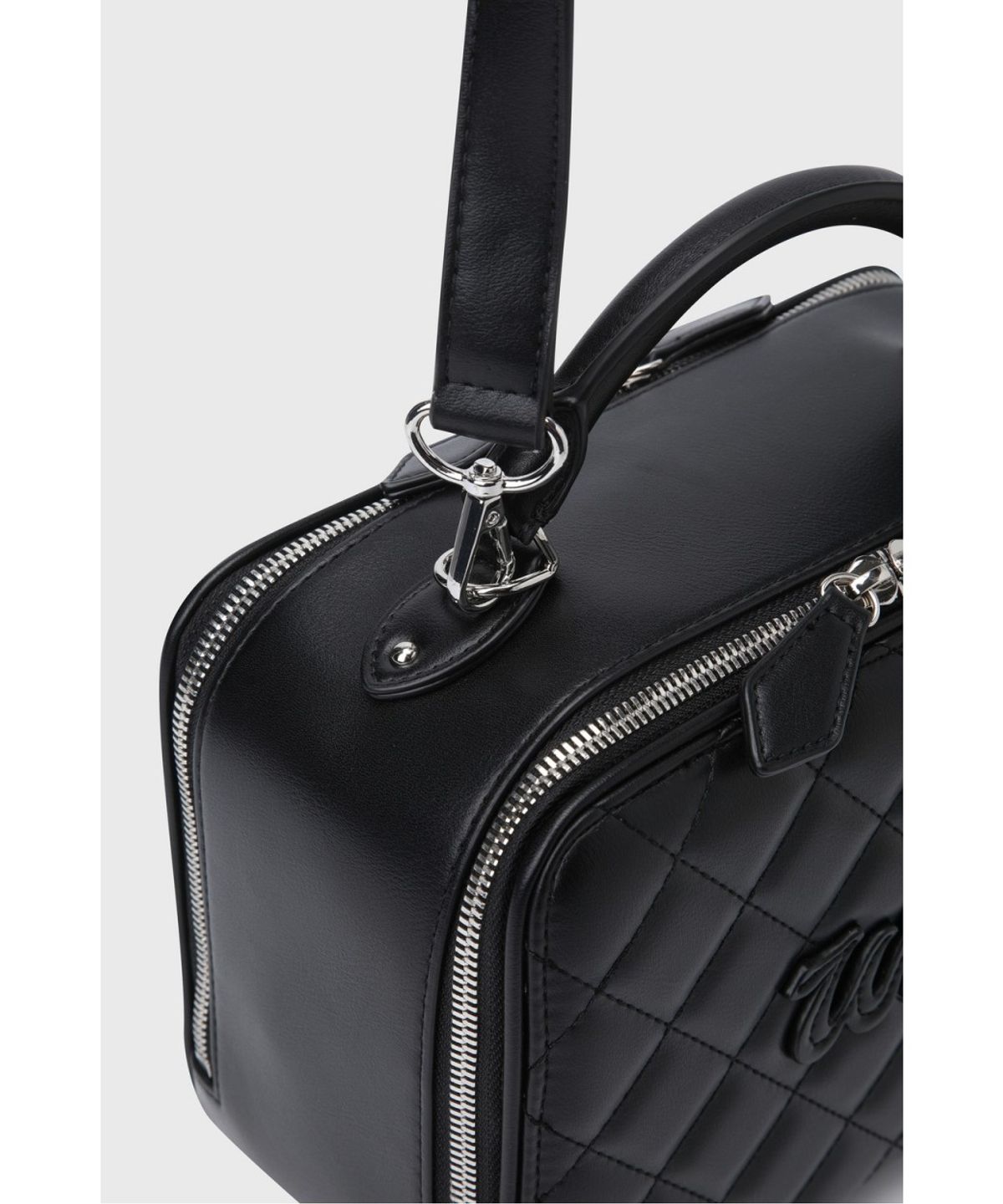 왁(WAAC) Women Quilting Tote Bag WGBAX26614BKX