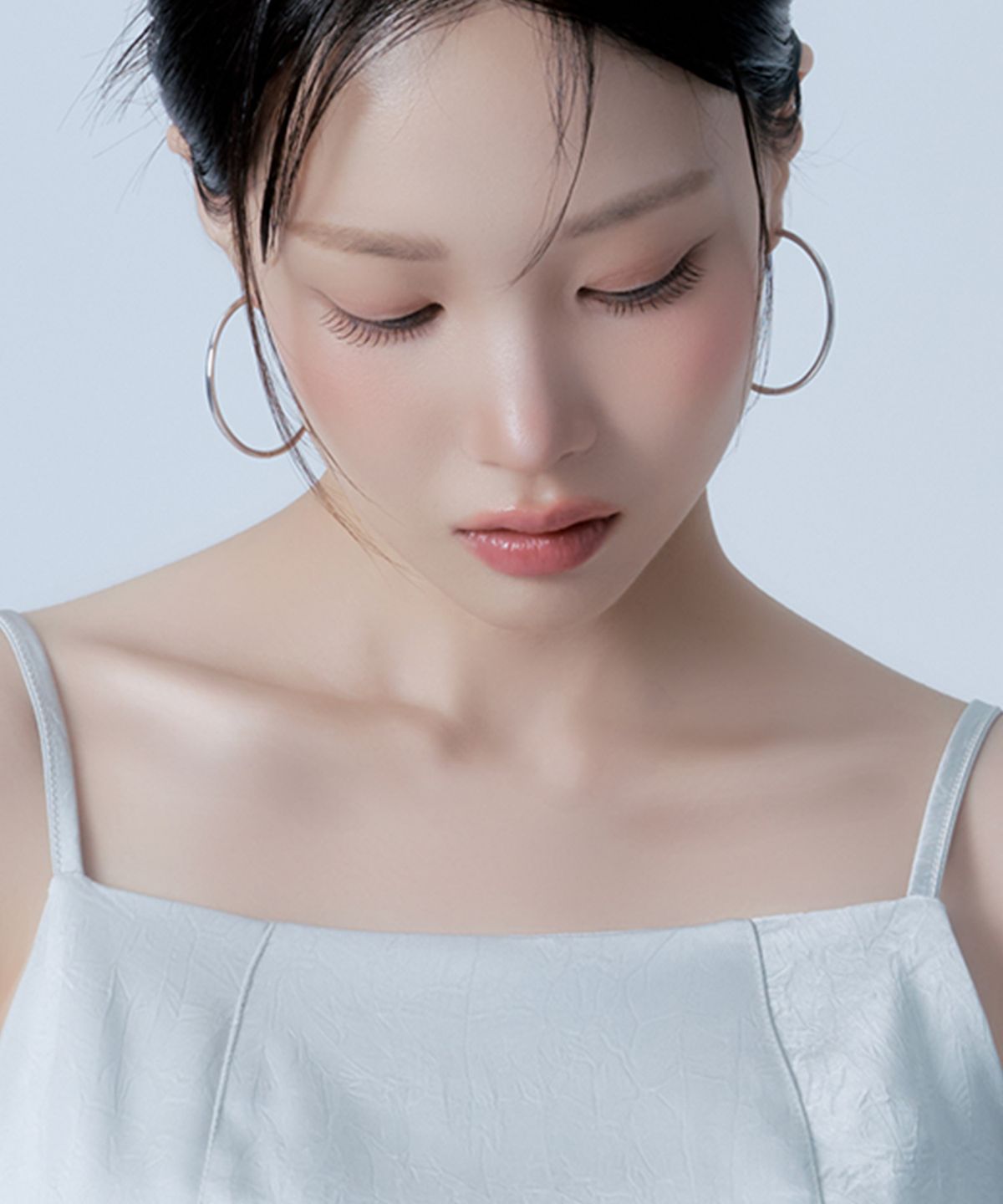 골드앤디어(goldndear) 14KGF 빅 슬림 원터치 링 귀걸이