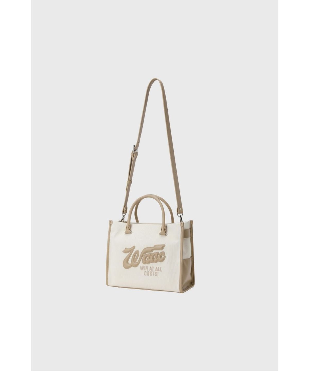 왁(WAAC) Women Signature Tote Bag WGBAX26610IVX