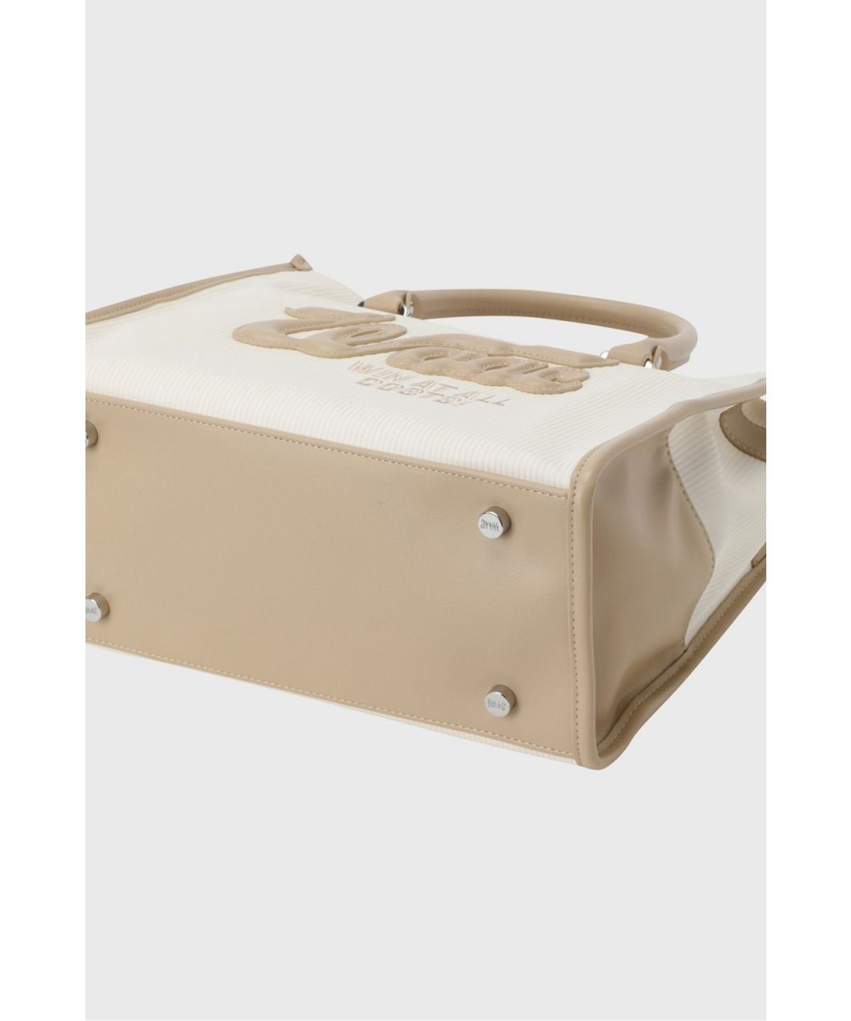 왁(WAAC) Women Signature Tote Bag WGBAX26610IVX