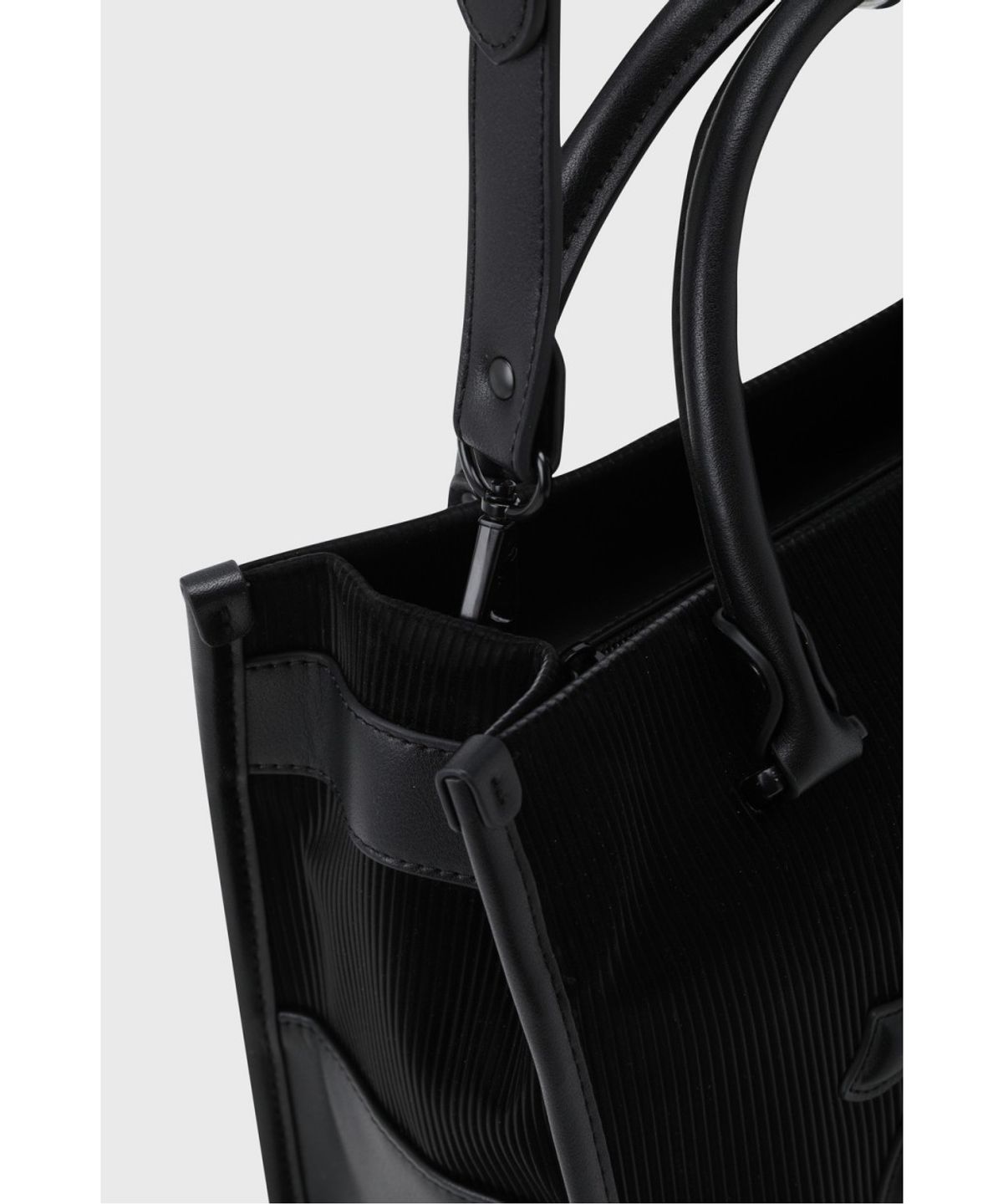 왁(WAAC) Women Signature Tote Bag WGBAX26610BKX