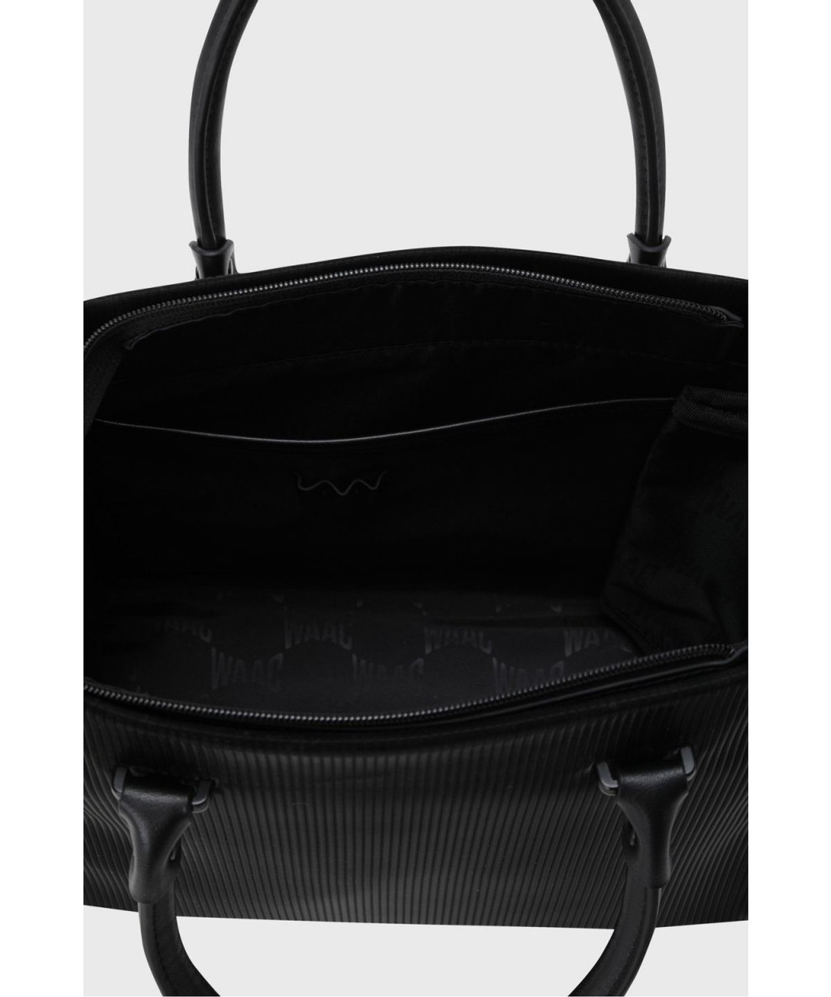 왁(WAAC) Women Signature Tote Bag WGBAX26610BKX