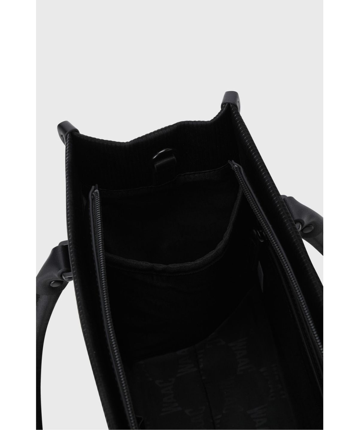 왁(WAAC) Women Signature Tote Bag WGBAX26610BKX