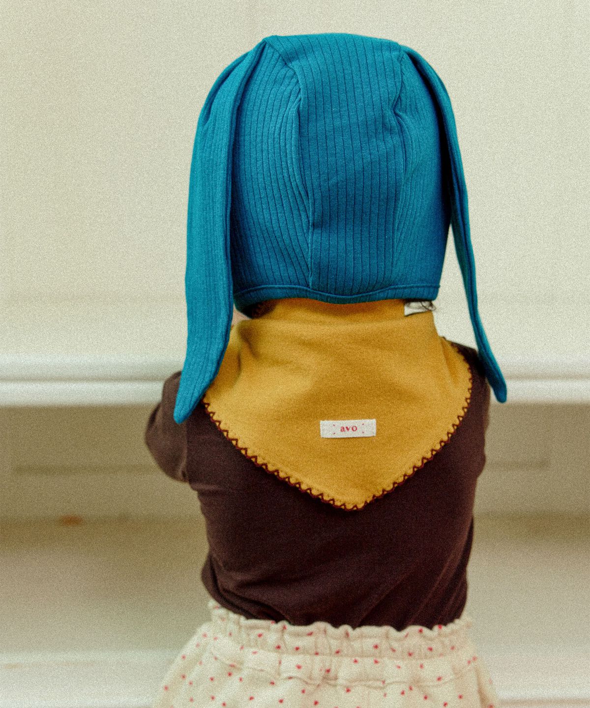 아보(AVO) LONG RABBIT BONNET_BLUE
