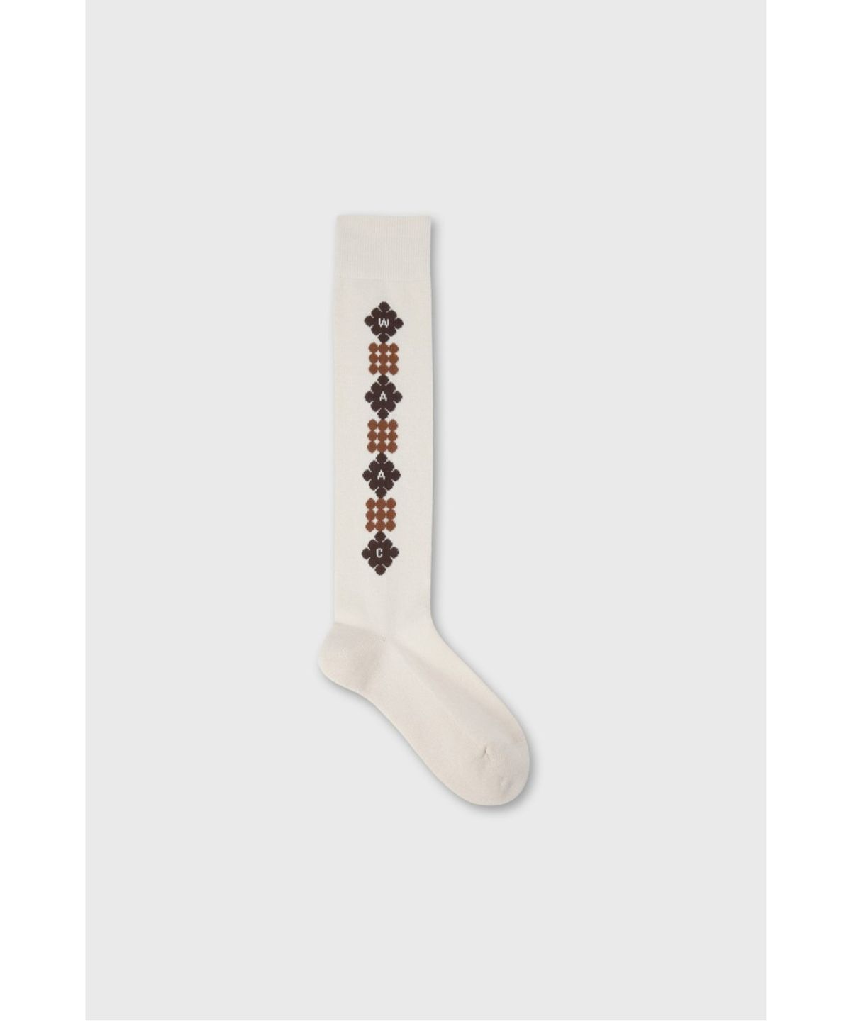 왁(WAAC) Women Logo Knee Socks WGLCX26614IVX