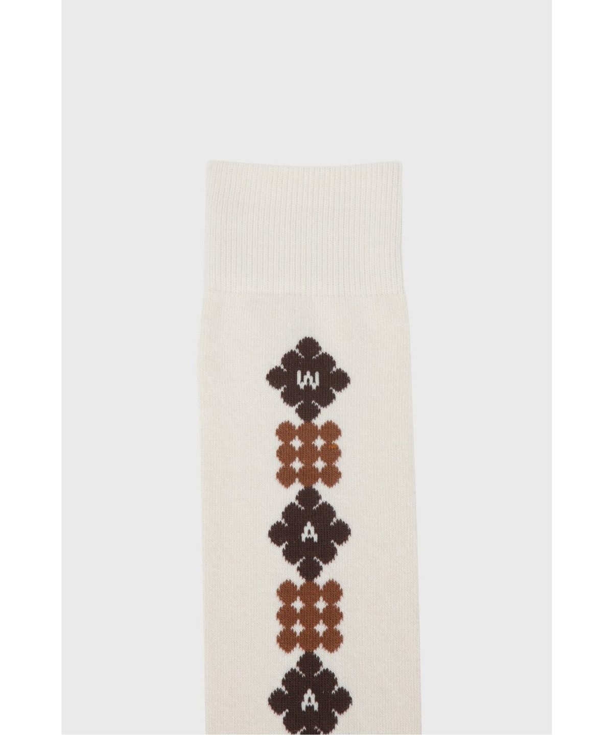 왁(WAAC) Women Logo Knee Socks WGLCX26614IVX