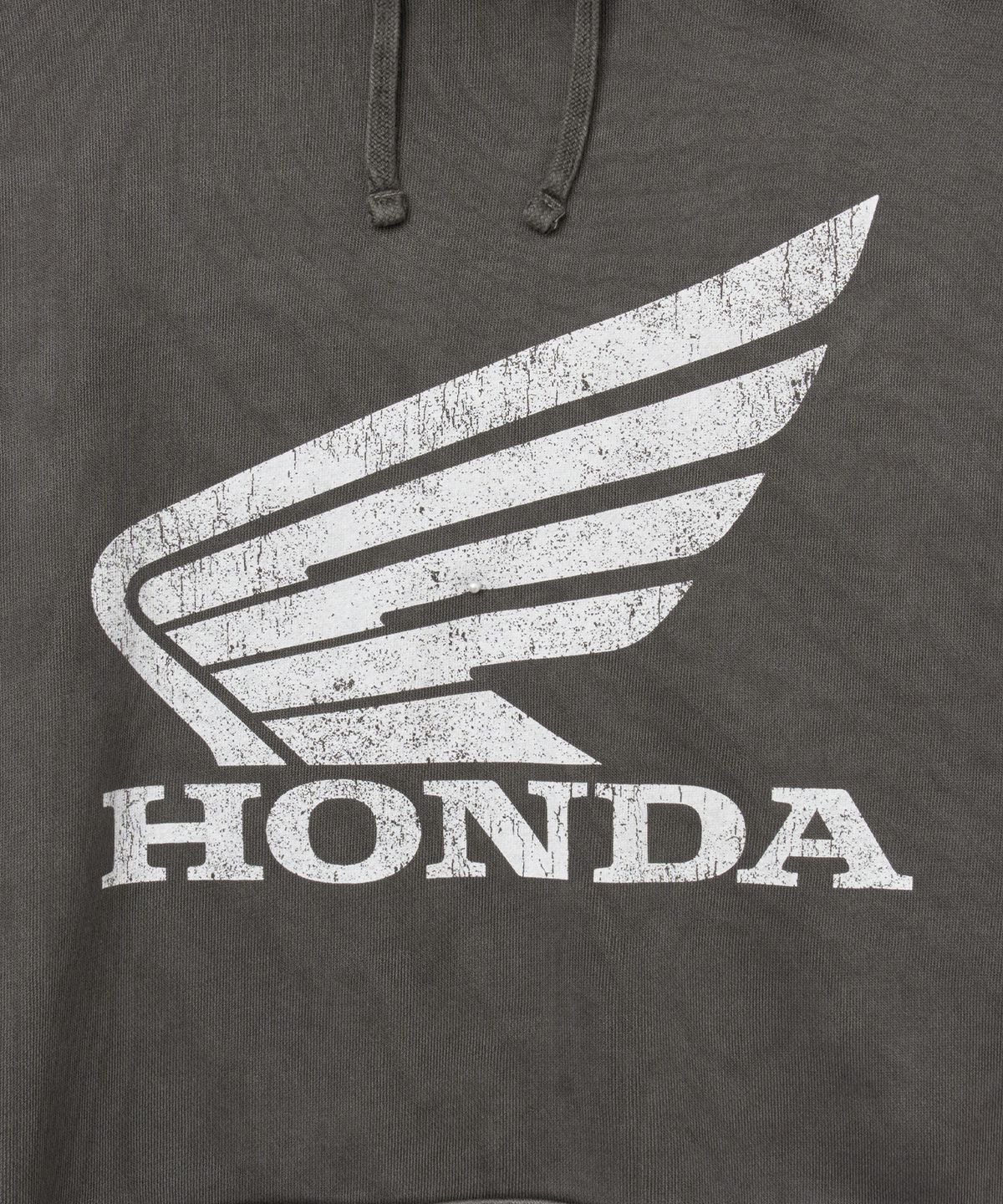 핍스 모터사이클(PHYPS MOTORCYCLE) [김간지 X 핍스 모터사이클] Pigment Scratch Logo Hoodie Charcoal