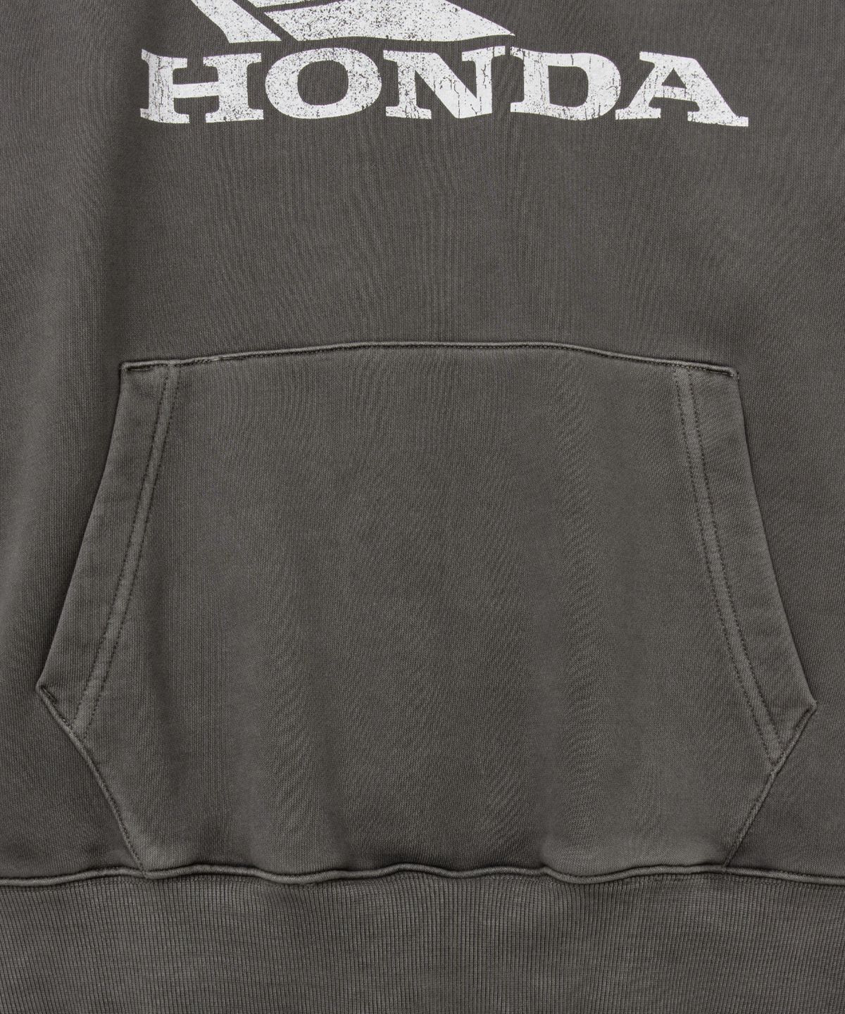 핍스 모터사이클(PHYPS MOTORCYCLE) [김간지 X 핍스 모터사이클] Pigment Scratch Logo Hoodie Charcoal