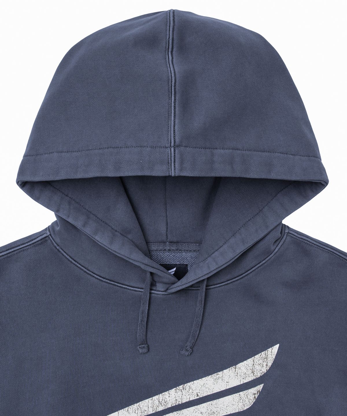 핍스 모터사이클(PHYPS MOTORCYCLE) [김간지 X 핍스 모터사이클] Pigment Scratch Logo Hoodie Navy