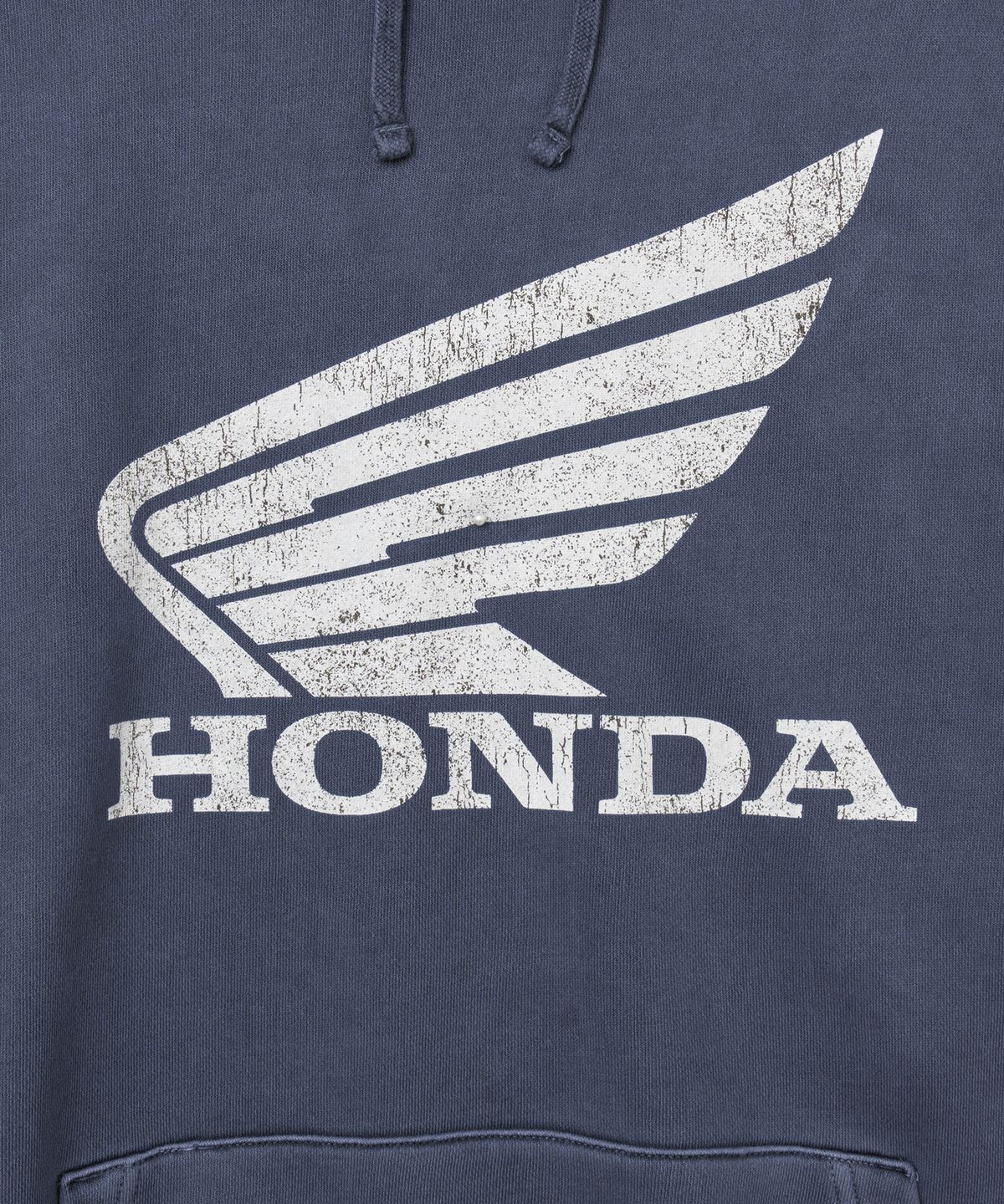 핍스 모터사이클(PHYPS MOTORCYCLE) [김간지 X 핍스 모터사이클] Pigment Scratch Logo Hoodie Navy