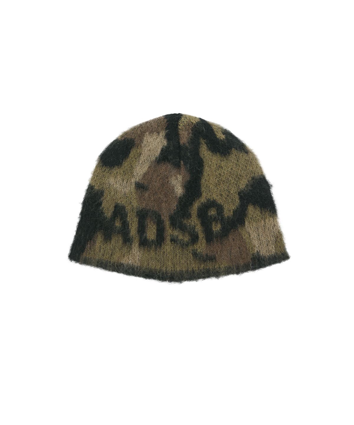 앤더슨벨(ADSB ANDERSSON BELL) UNISEX ADSB CAMOUFLAGE WOOL BEANIE (BLACK/GREEN)
