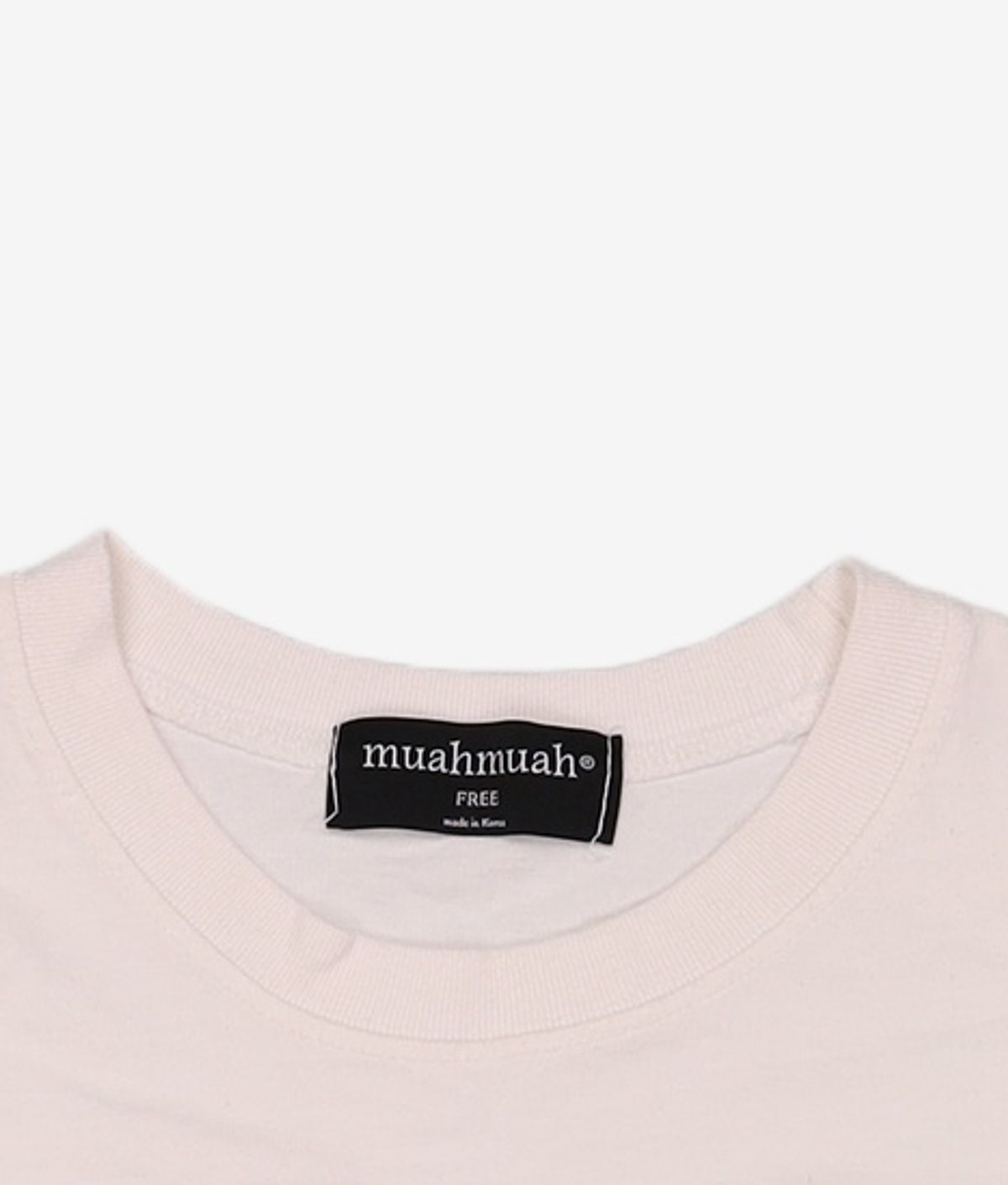 무아무아(MUAHMUAH) 반소매 티셔츠 FREE