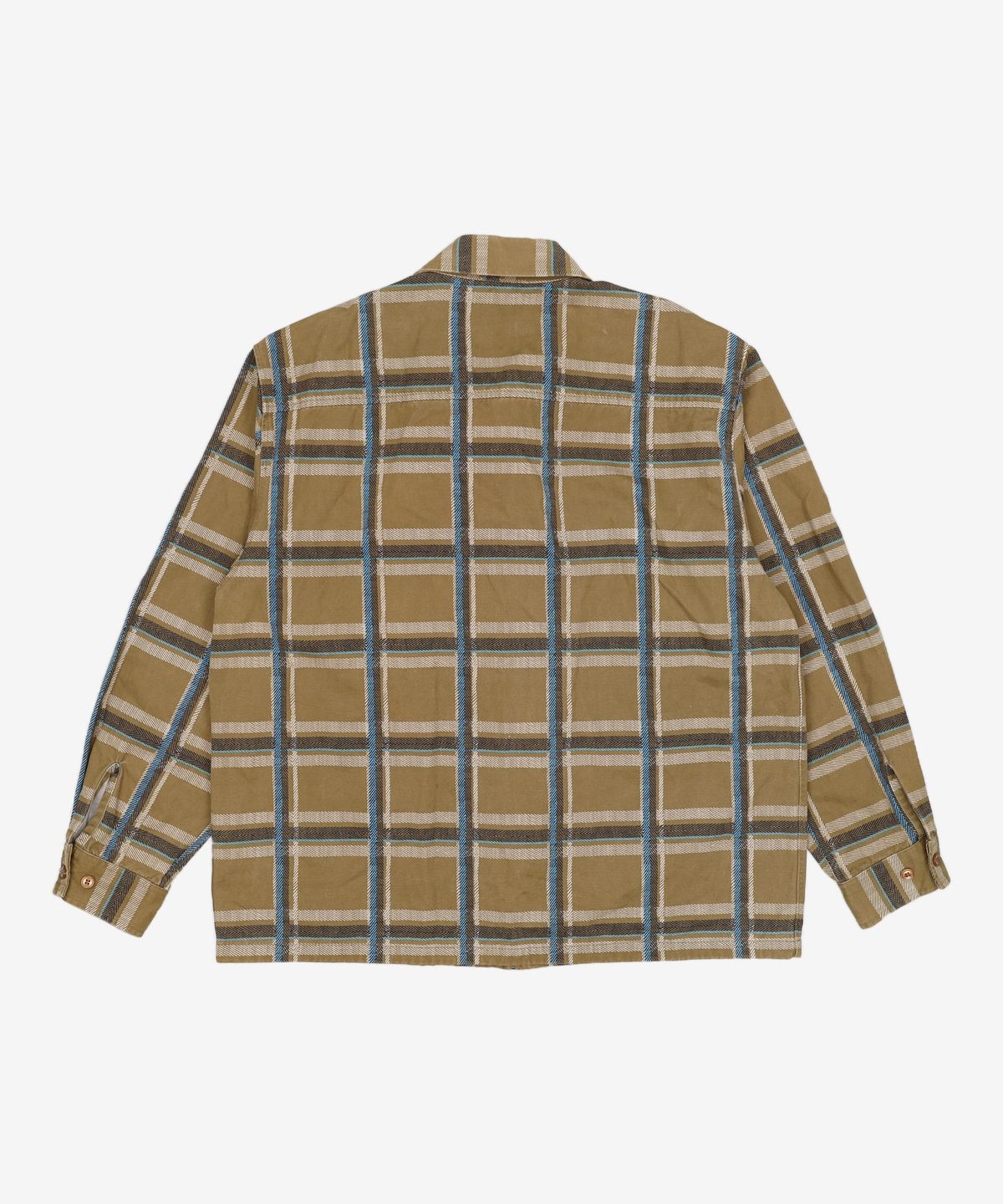 디스이즈네버댓(THISISNEVERTHAT) Check Full Zip Shirt Brown XL