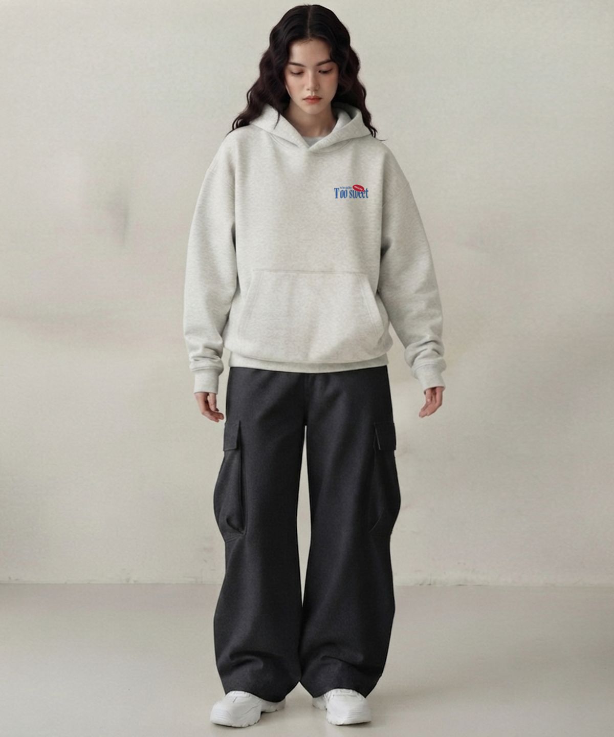 엠블룩(AMBLELOOK) 후디드 스웨트셔츠 스윗베어 (3color)