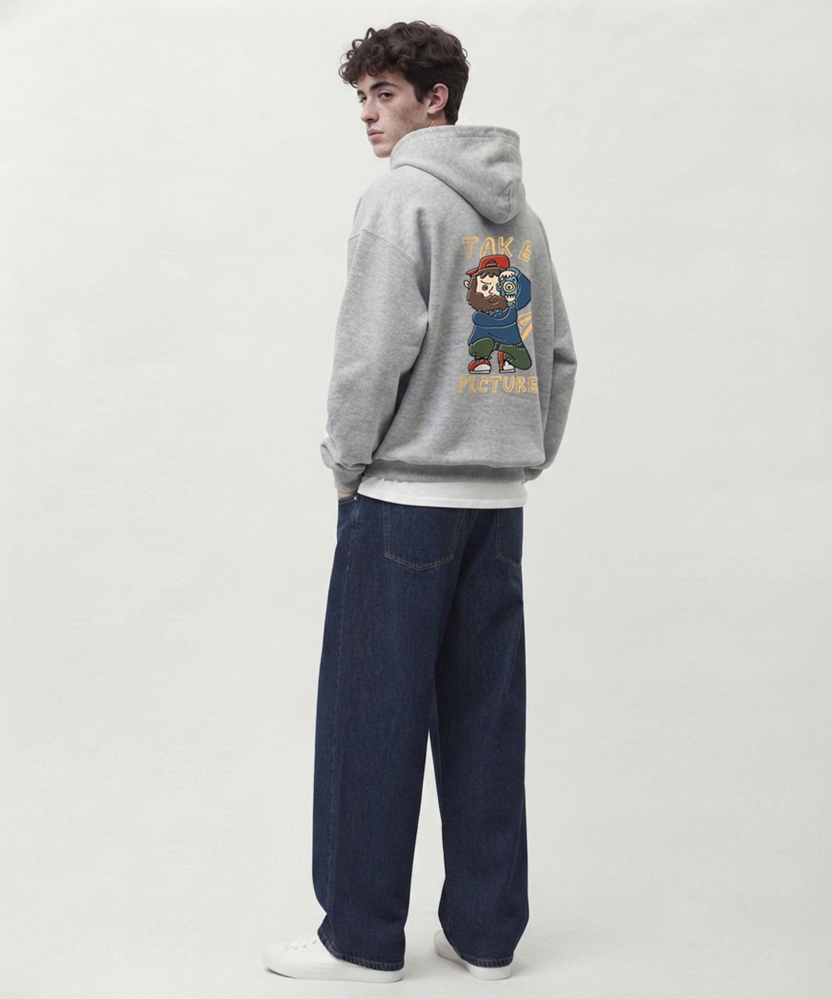 엠블룩(AMBLELOOK) 후디드 스웨트셔츠 PICTURE (3color)
