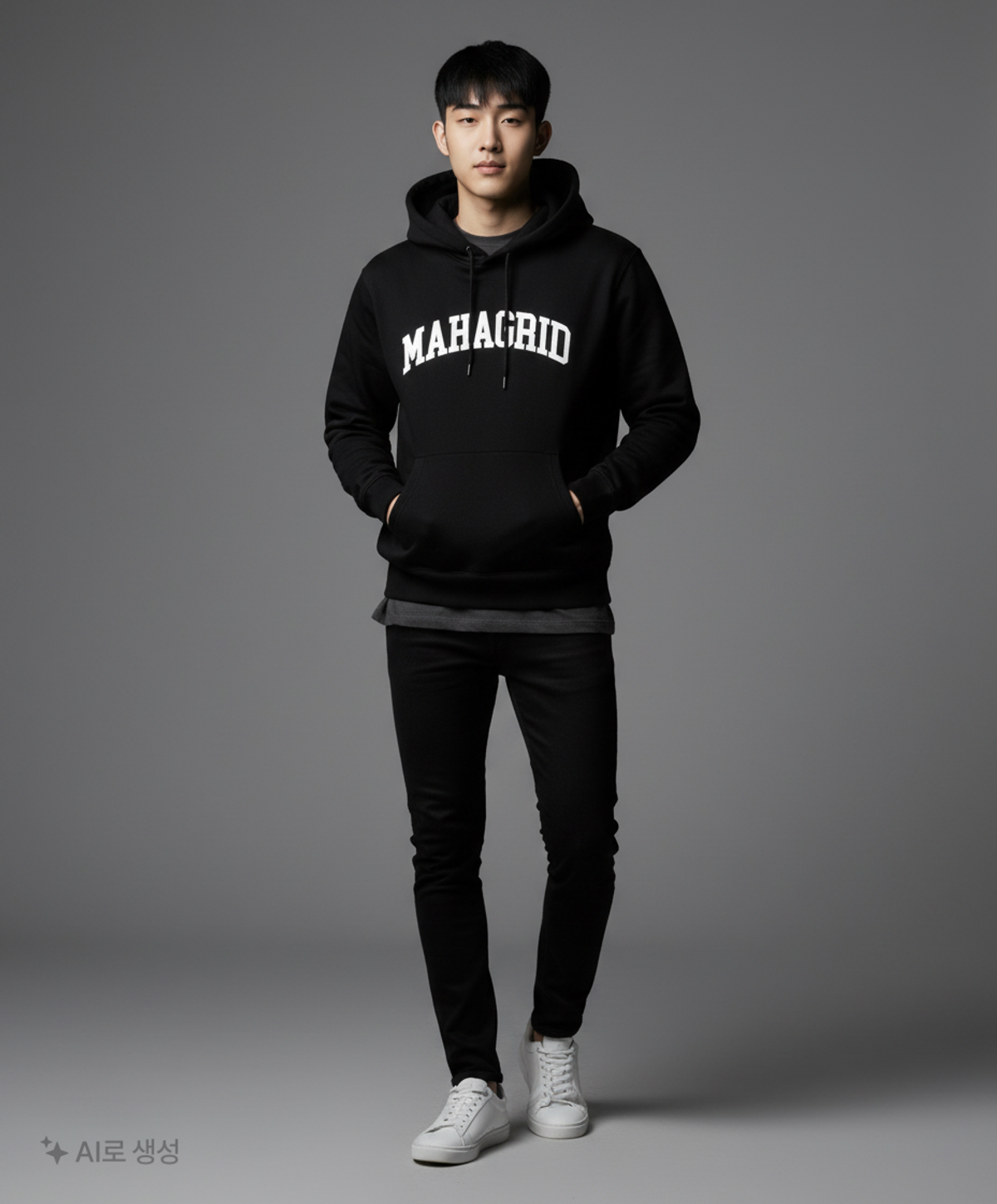 마하그리드(MAHAGRID) 후드 티셔츠 M