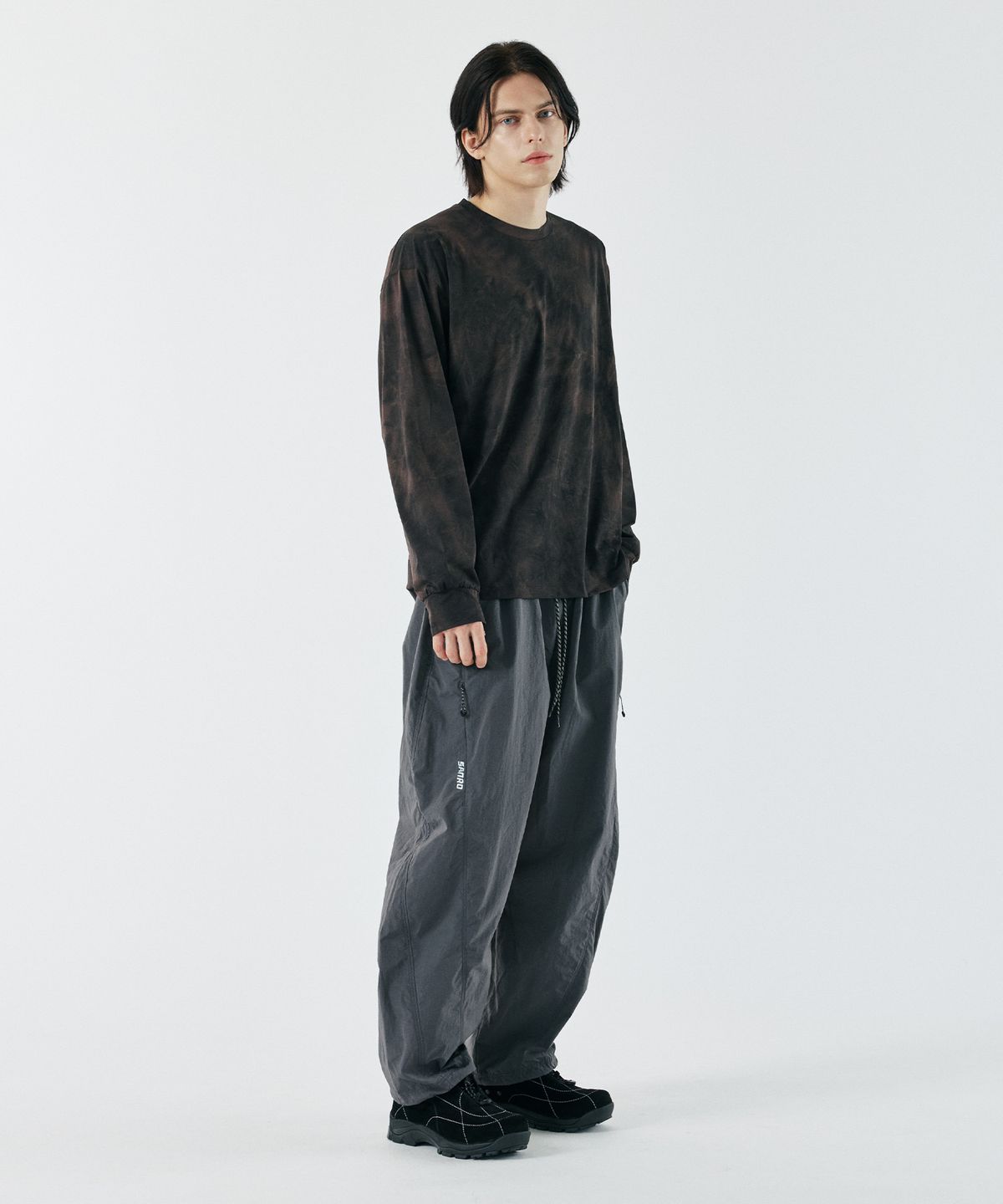 산로(SANRO) [UNISEX] 벤틸레이션 팬츠 - 차콜