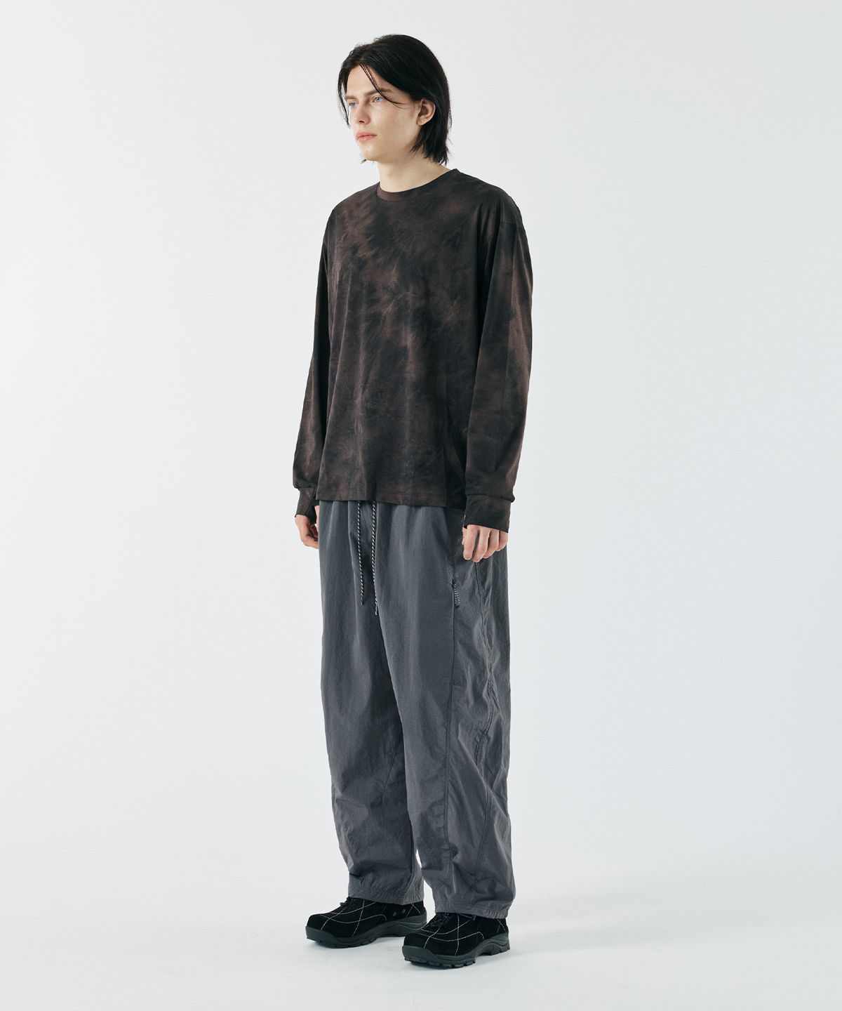 산로(SANRO) [UNISEX] 벤틸레이션 팬츠 - 차콜