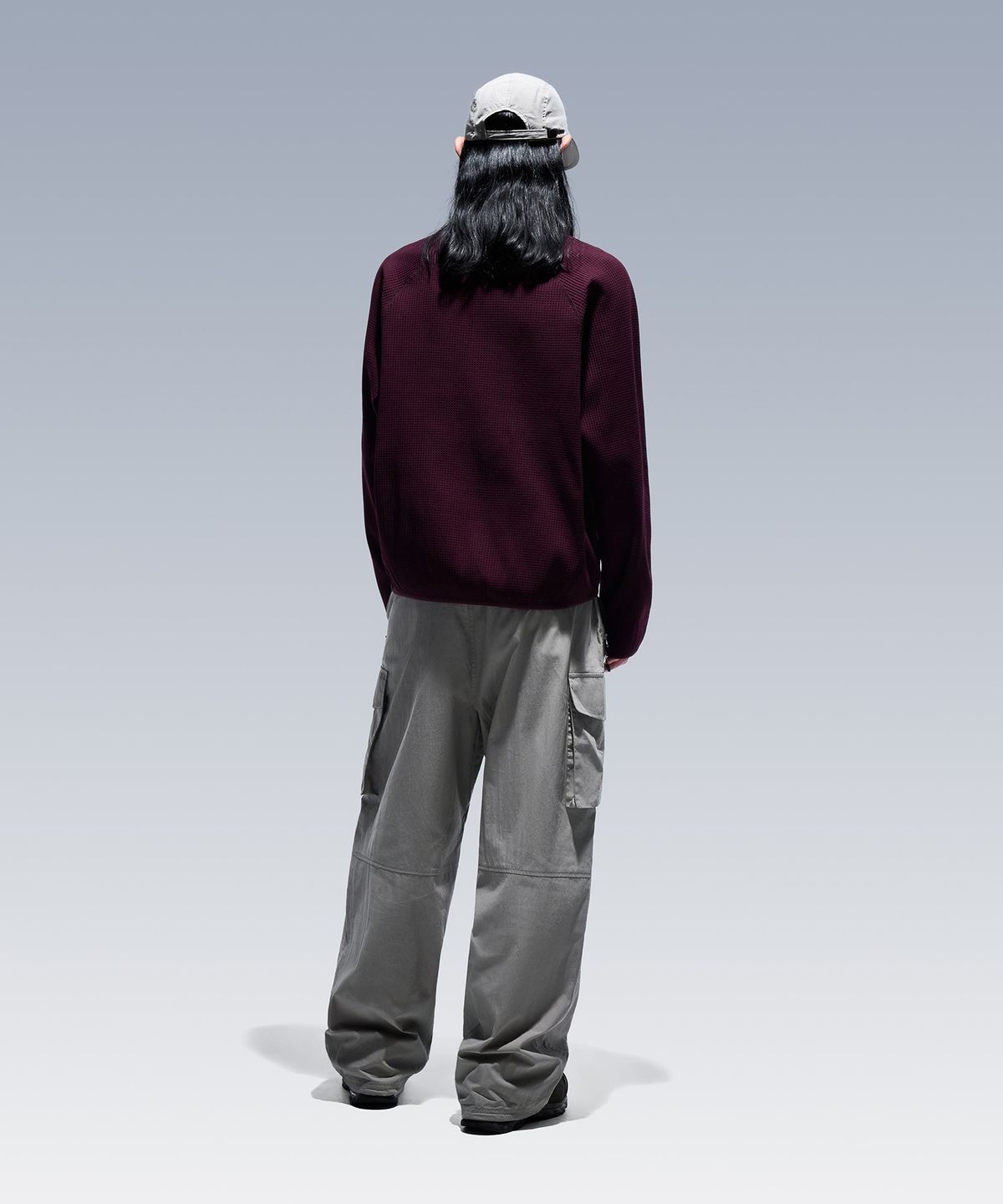 이스트팩(EASTPAK) 와플 티셔츠 Burgundy