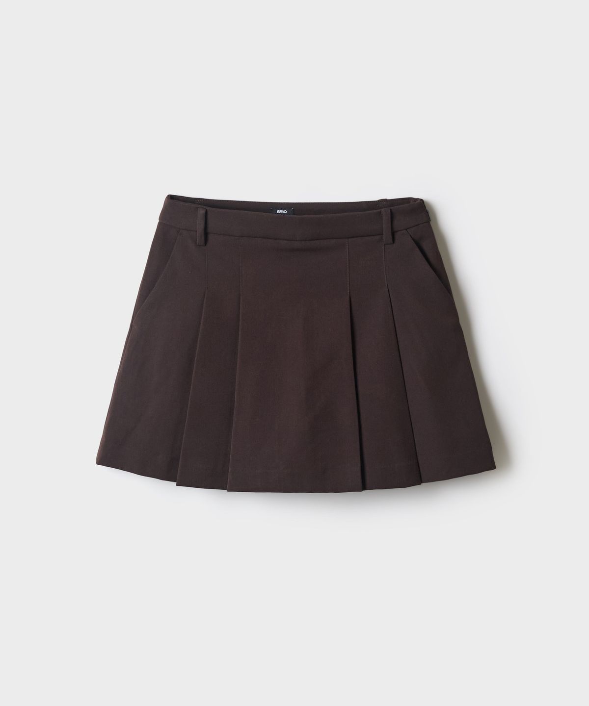스파오(SPAO) 플리츠 미니 스커트_SPWHG49W11