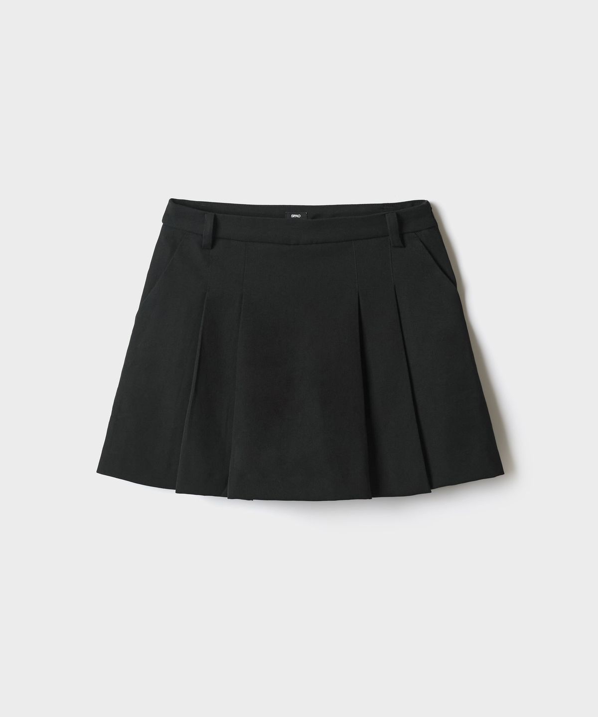스파오(SPAO) 플리츠 미니 스커트_SPWHG49W11